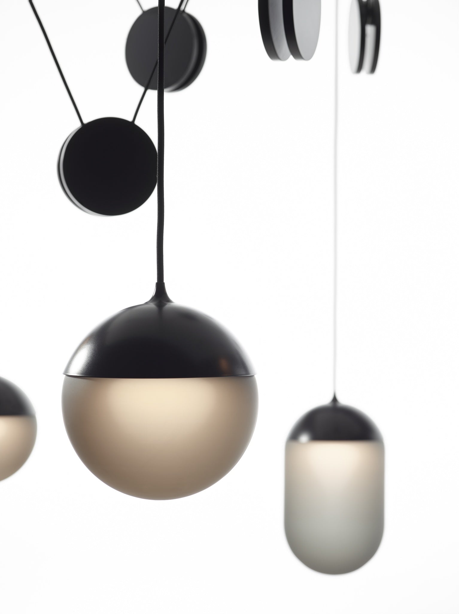 PLANETS pendant lamp matte glass