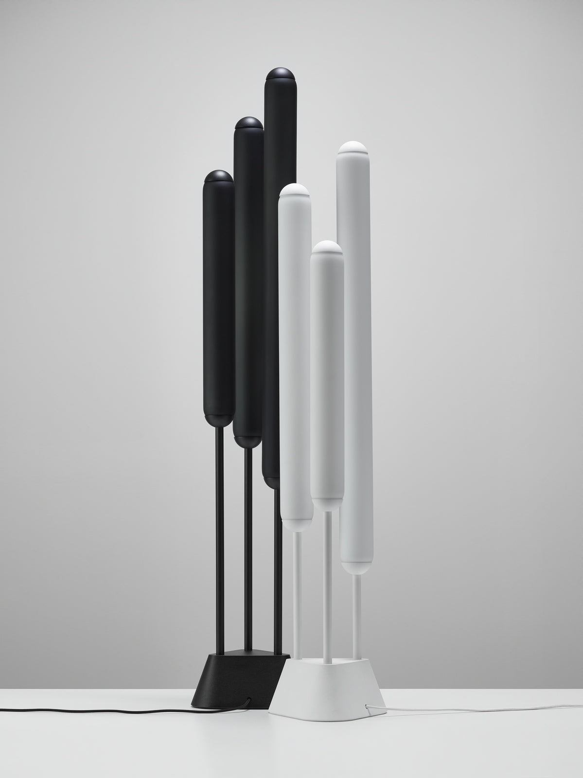 Puro Stehlampe Mattglas