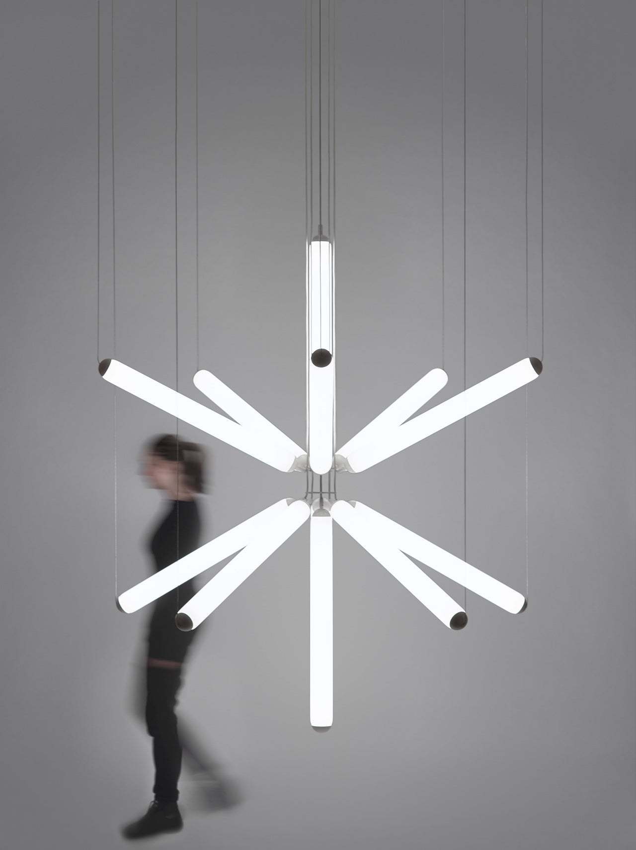 Puro Sparkle Hanging Lamp Matte Glas
