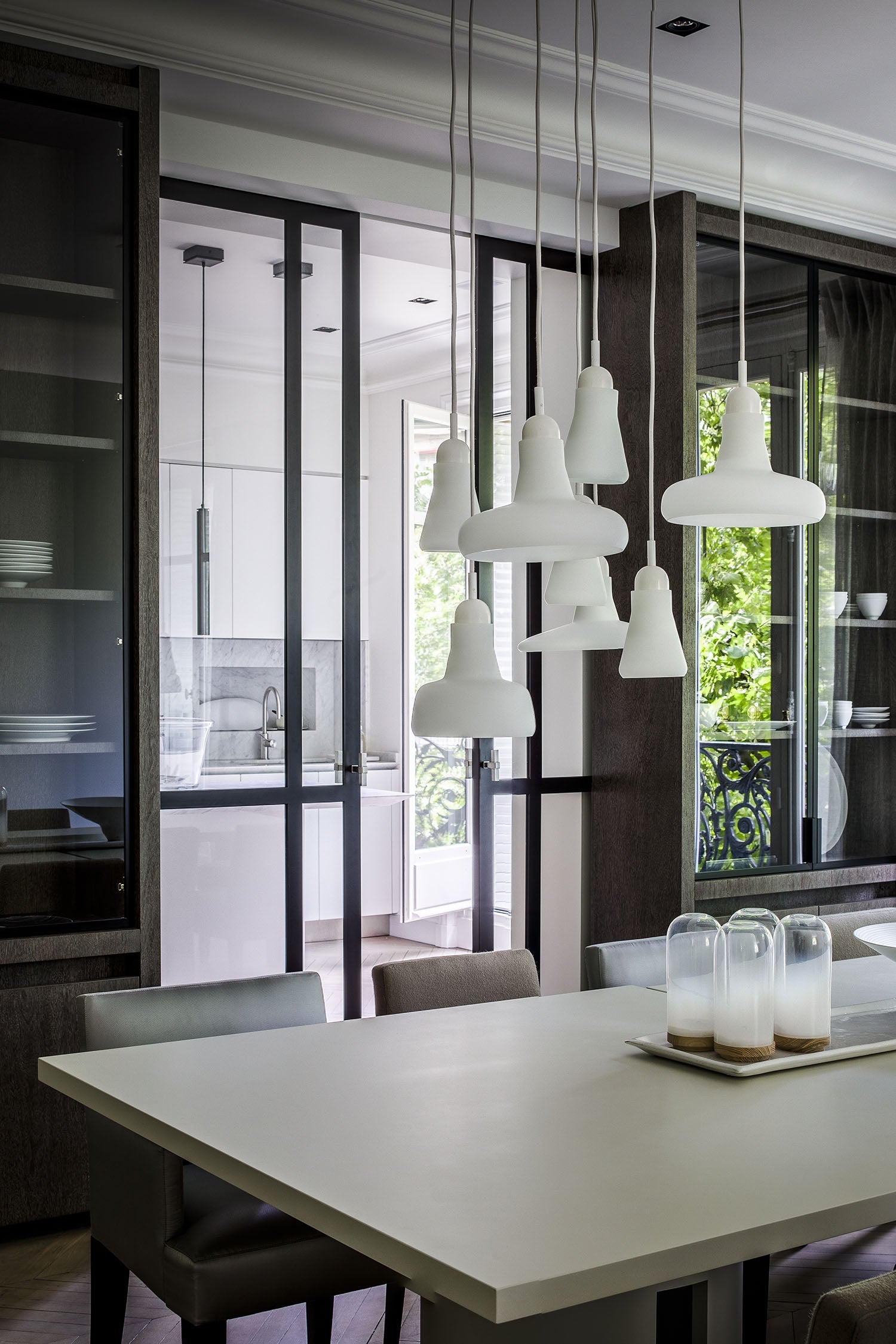 Schatten PC897 Mattglas Hanging Lampe