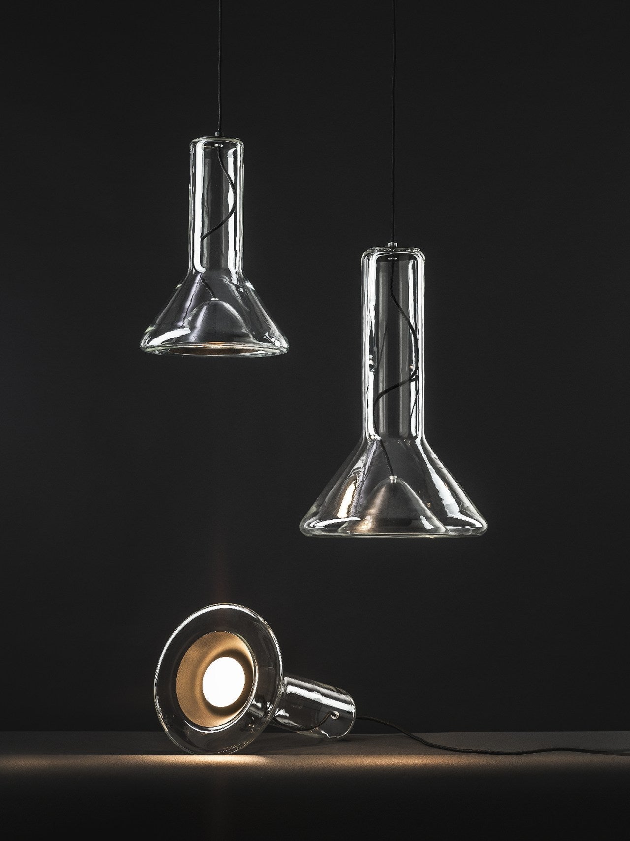 Hängende Lampenpfeife aufblasbares Glas