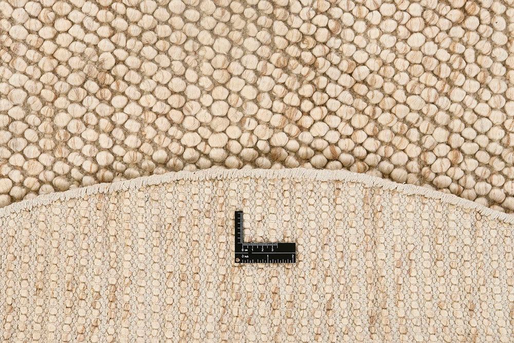 Runder Teppich BUBBLES beige