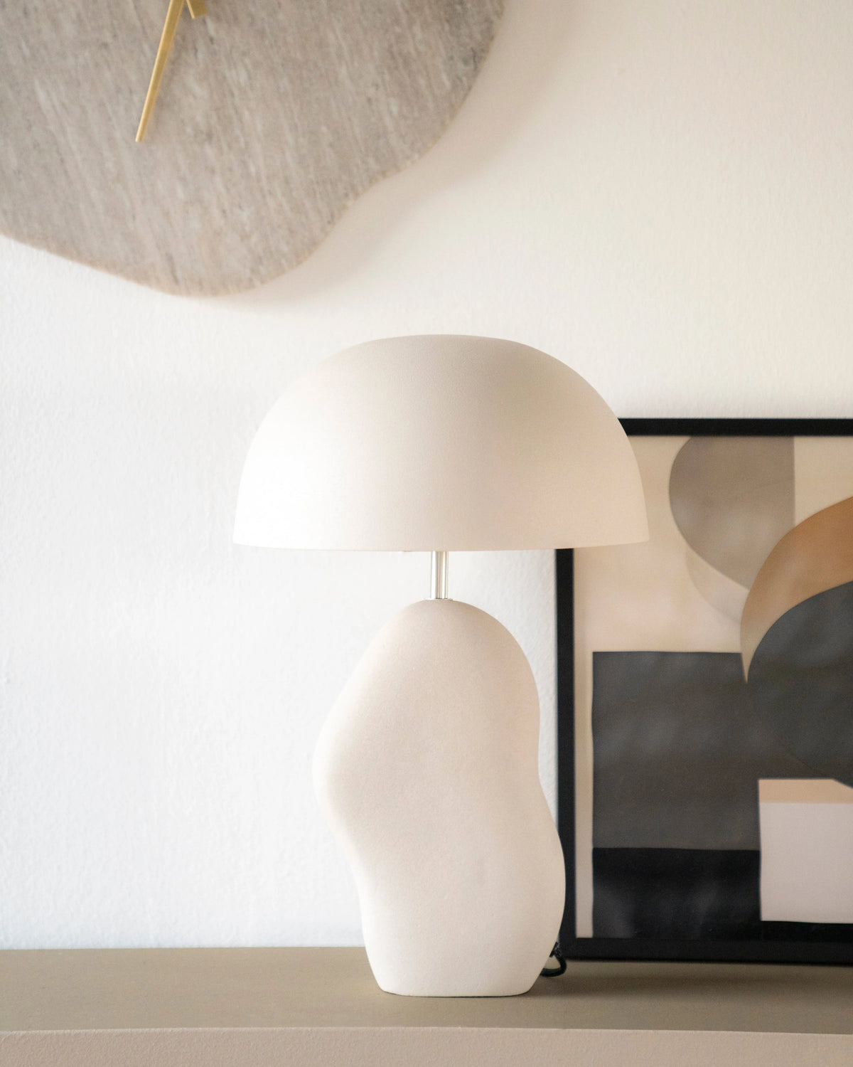 Lampa stołowa AIZU kremowy – By Boo