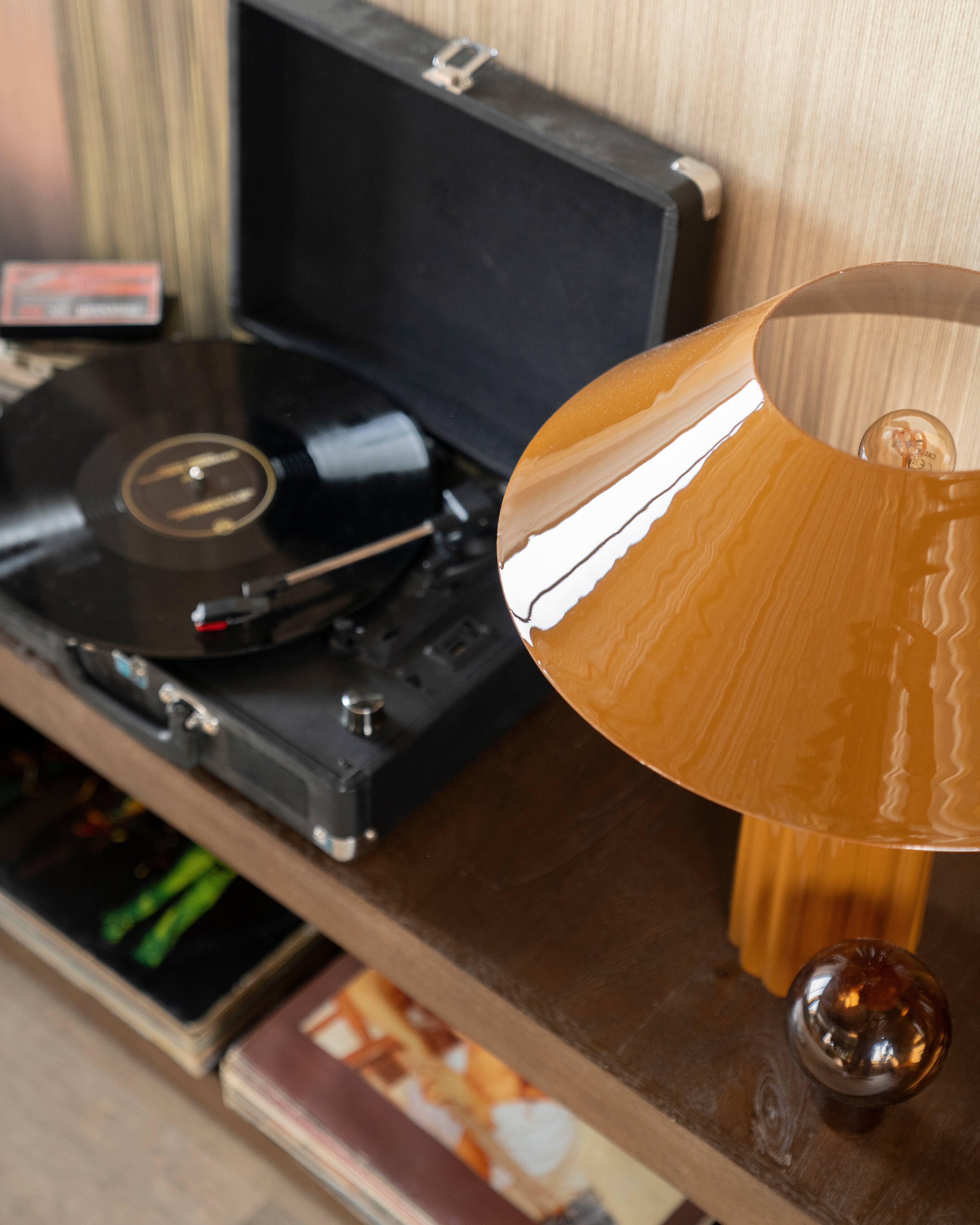 PALLAS mustard table lamp