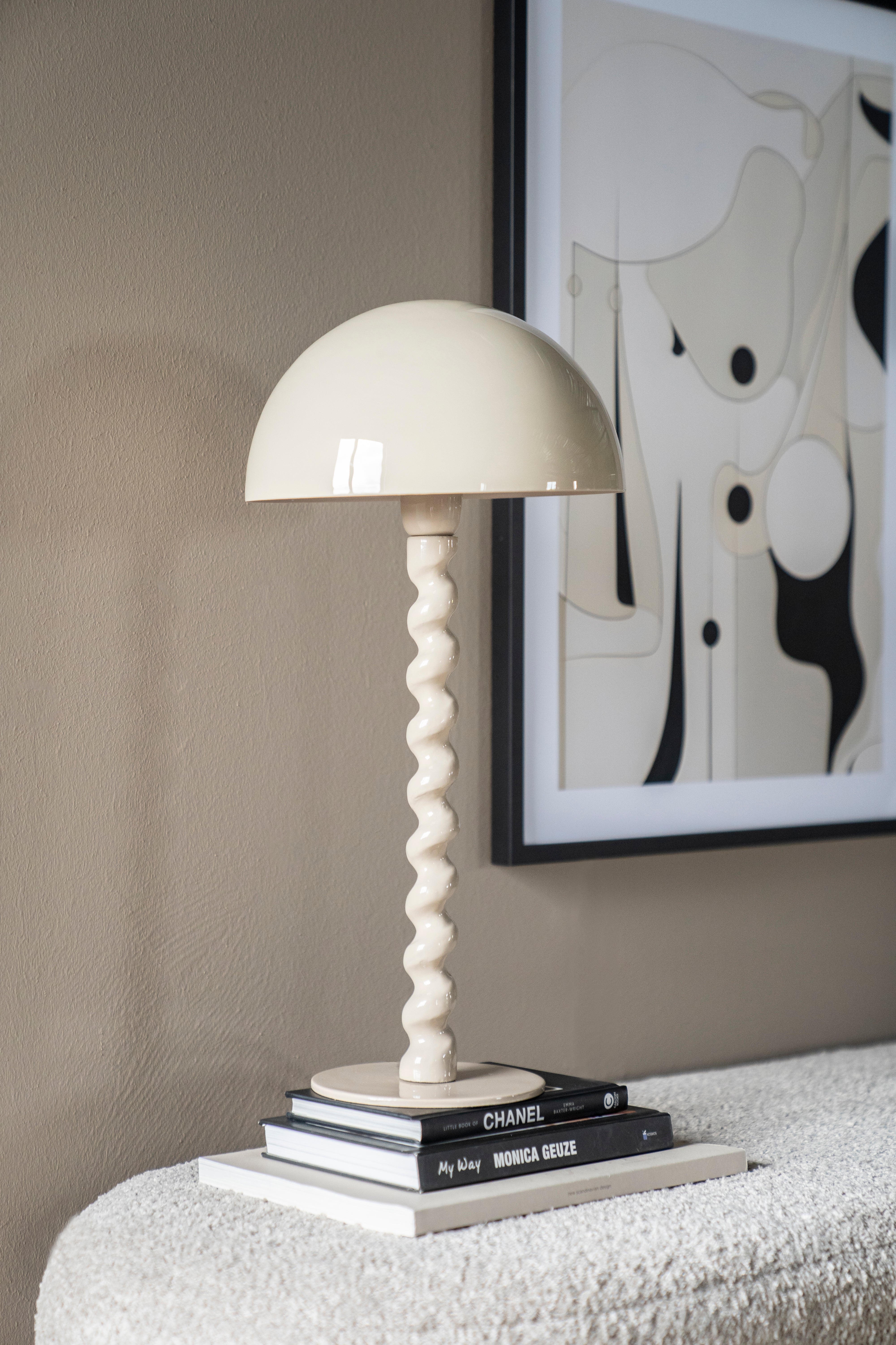 Lampa stołowa LUOX beżowy, marka By Boo