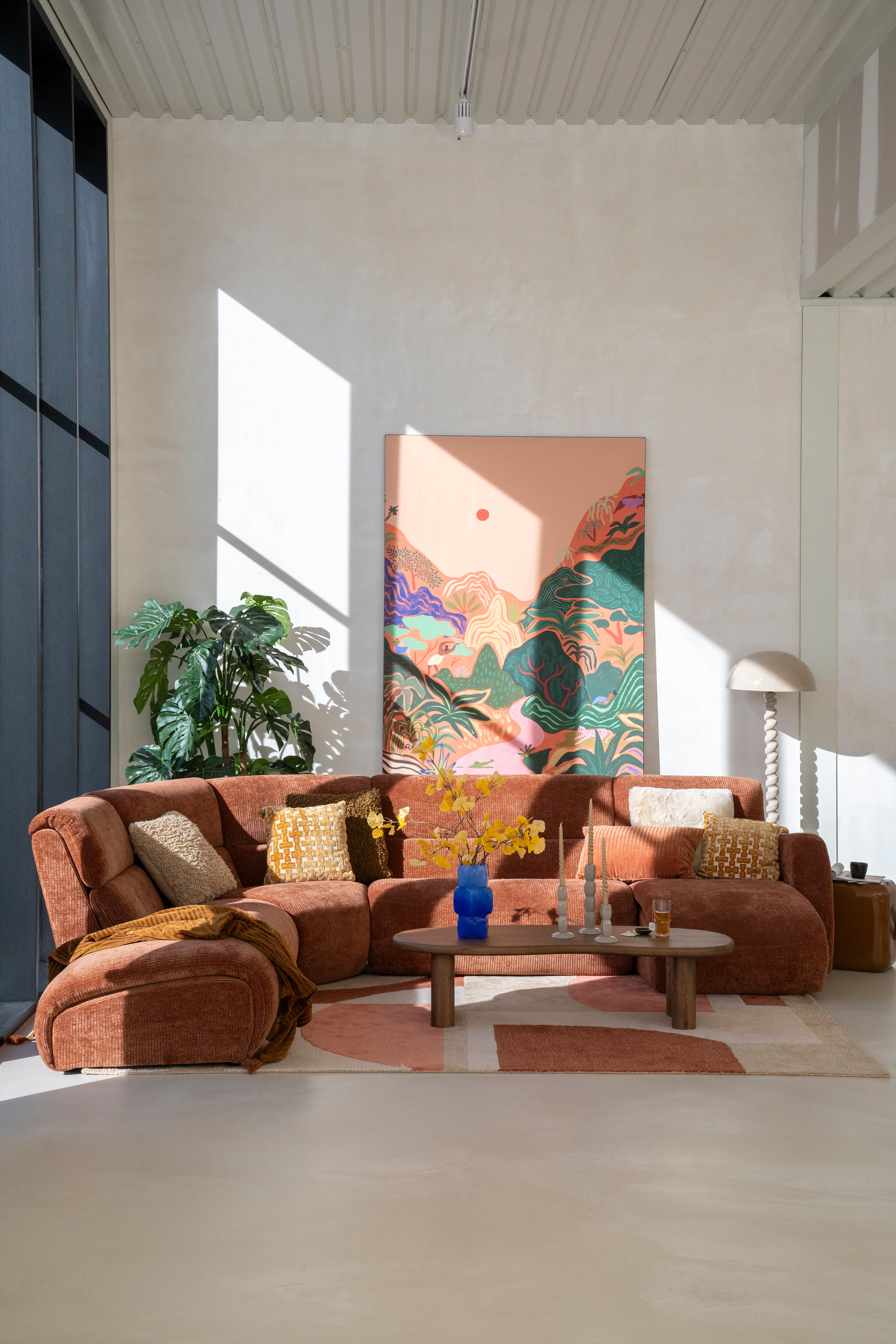 LUOX floor lamp beige