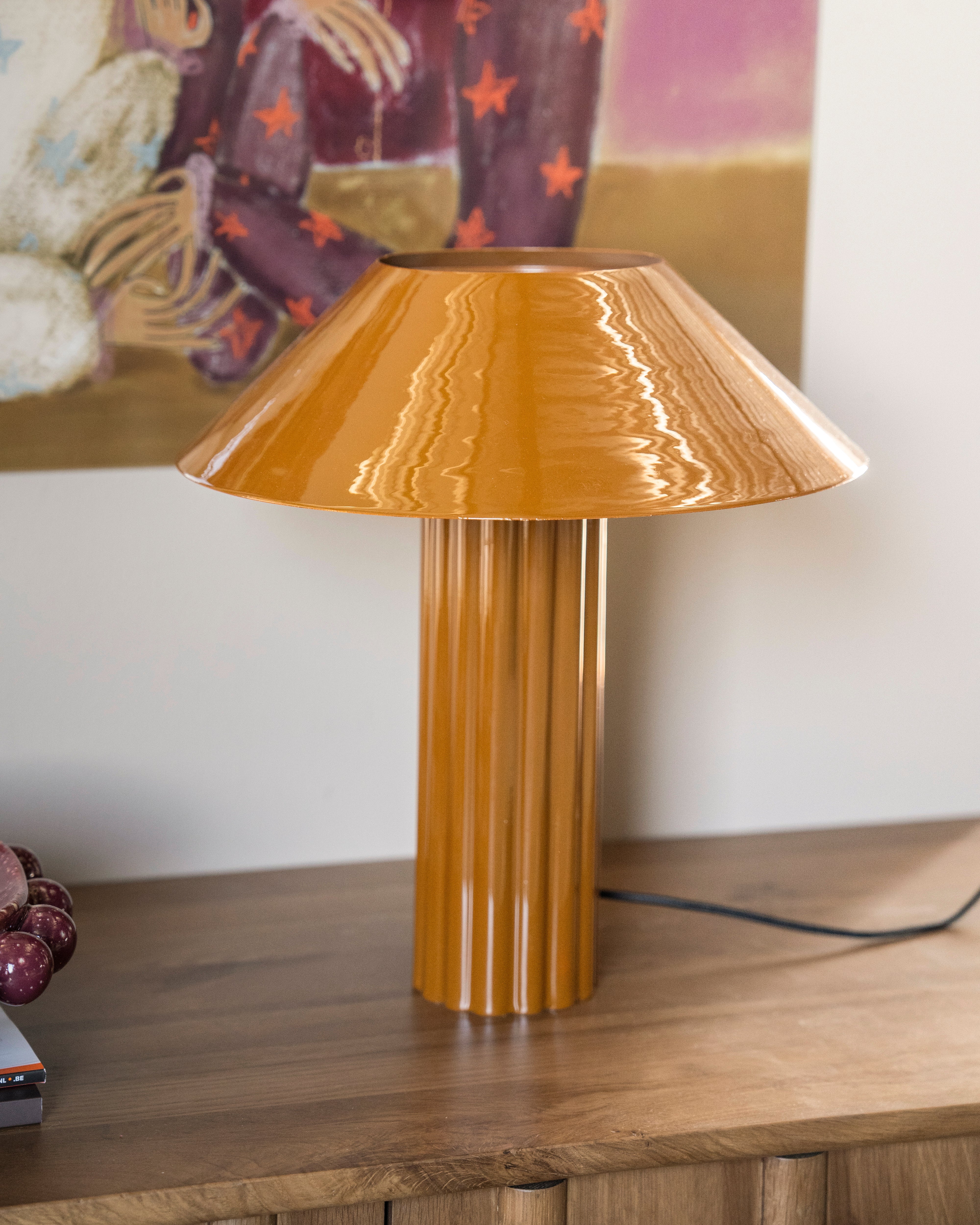 PALLAS mustard table lamp