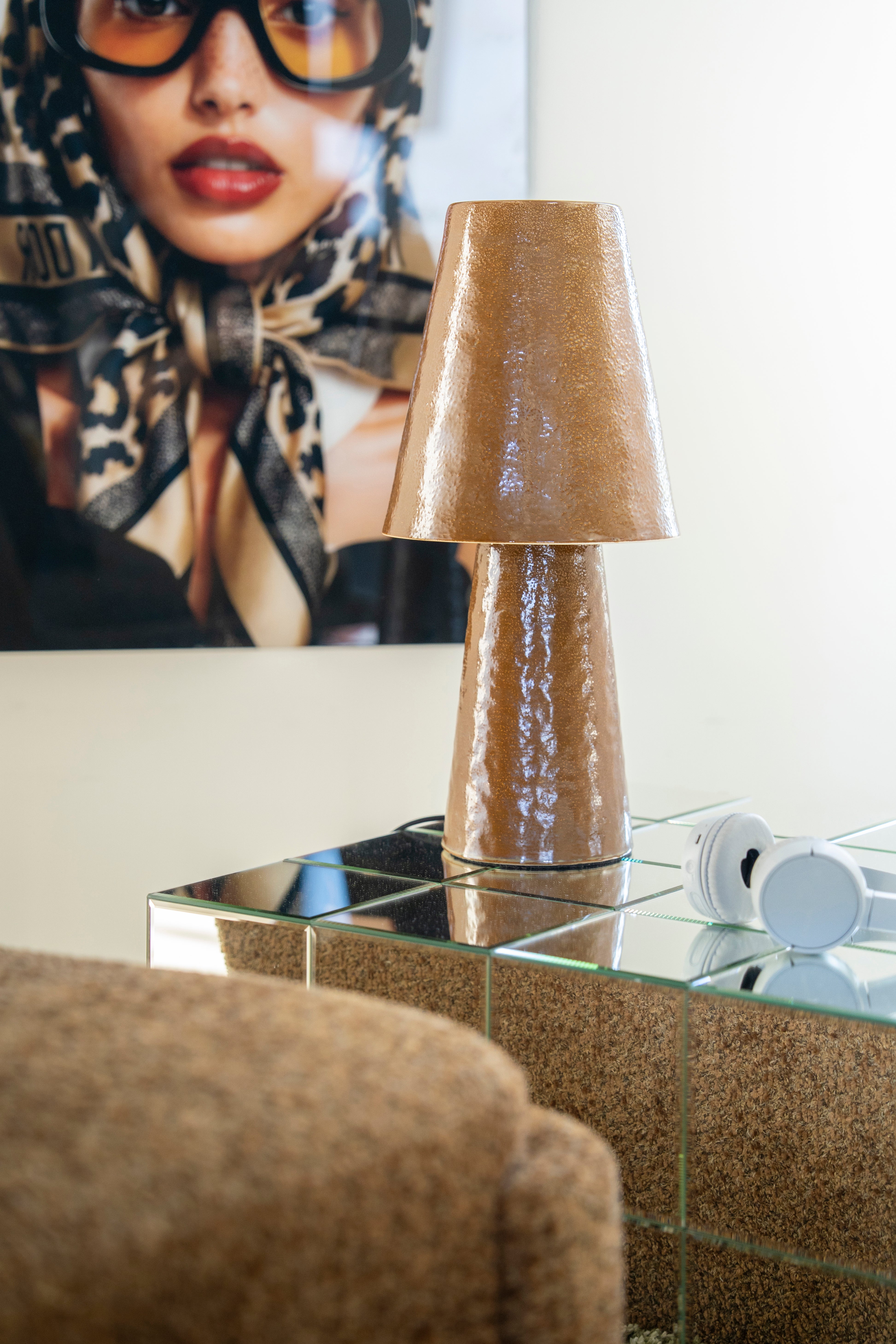 Tischlampe CLAYTON senfgelb