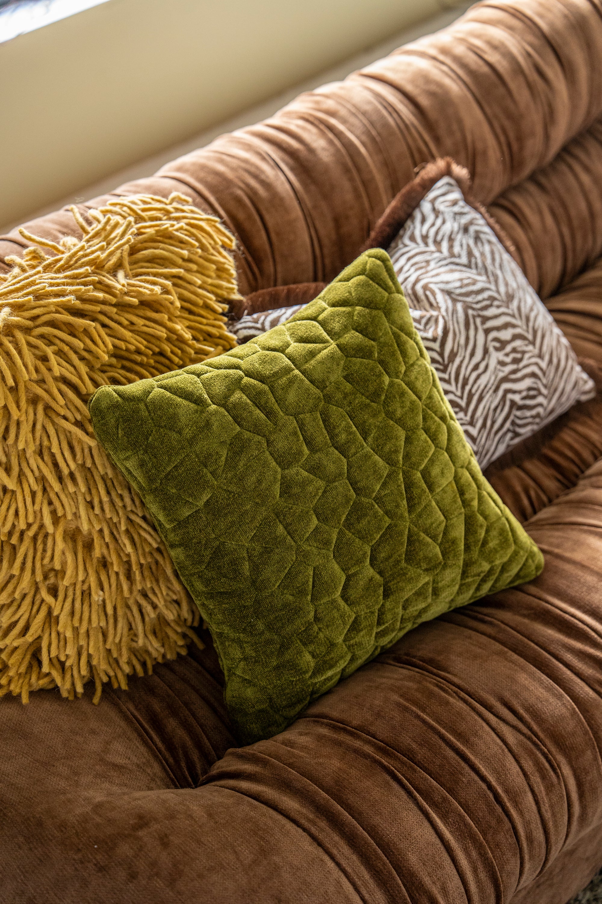 TIGRA cushion beige