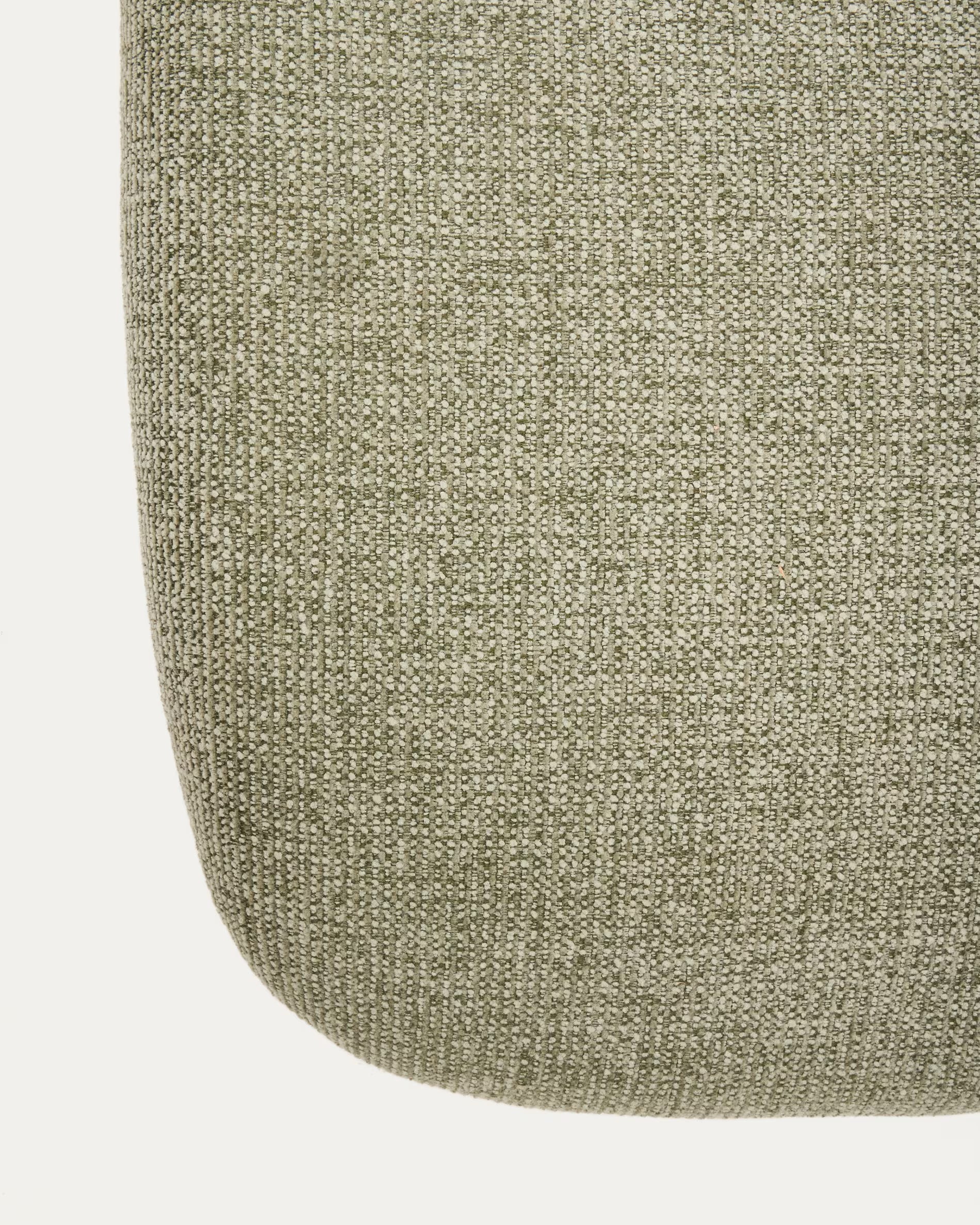 Szezlong OSLA hellgrün mit schwarzem Gestell