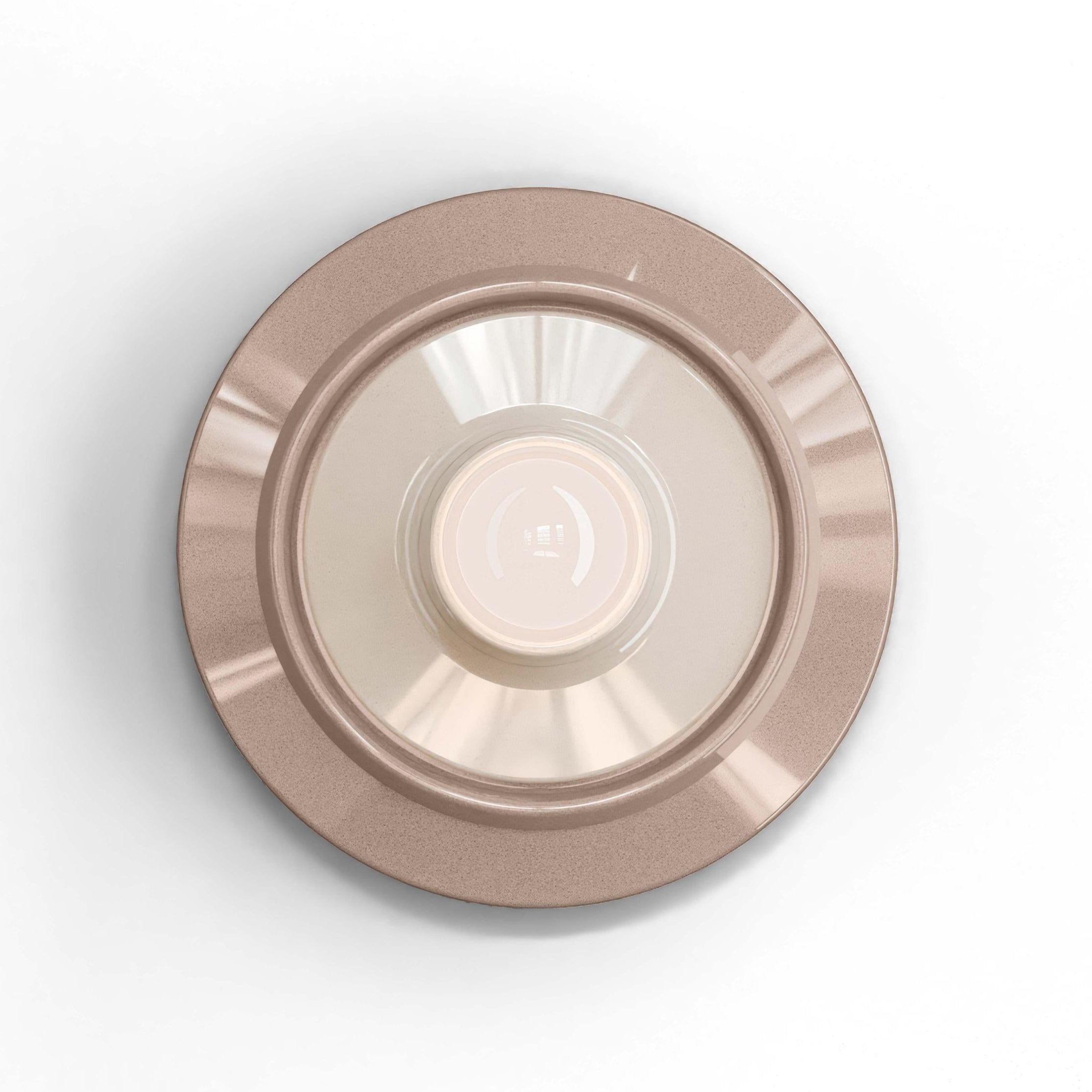 Keramik-Wandleuchte VOILÀ beige mit creme