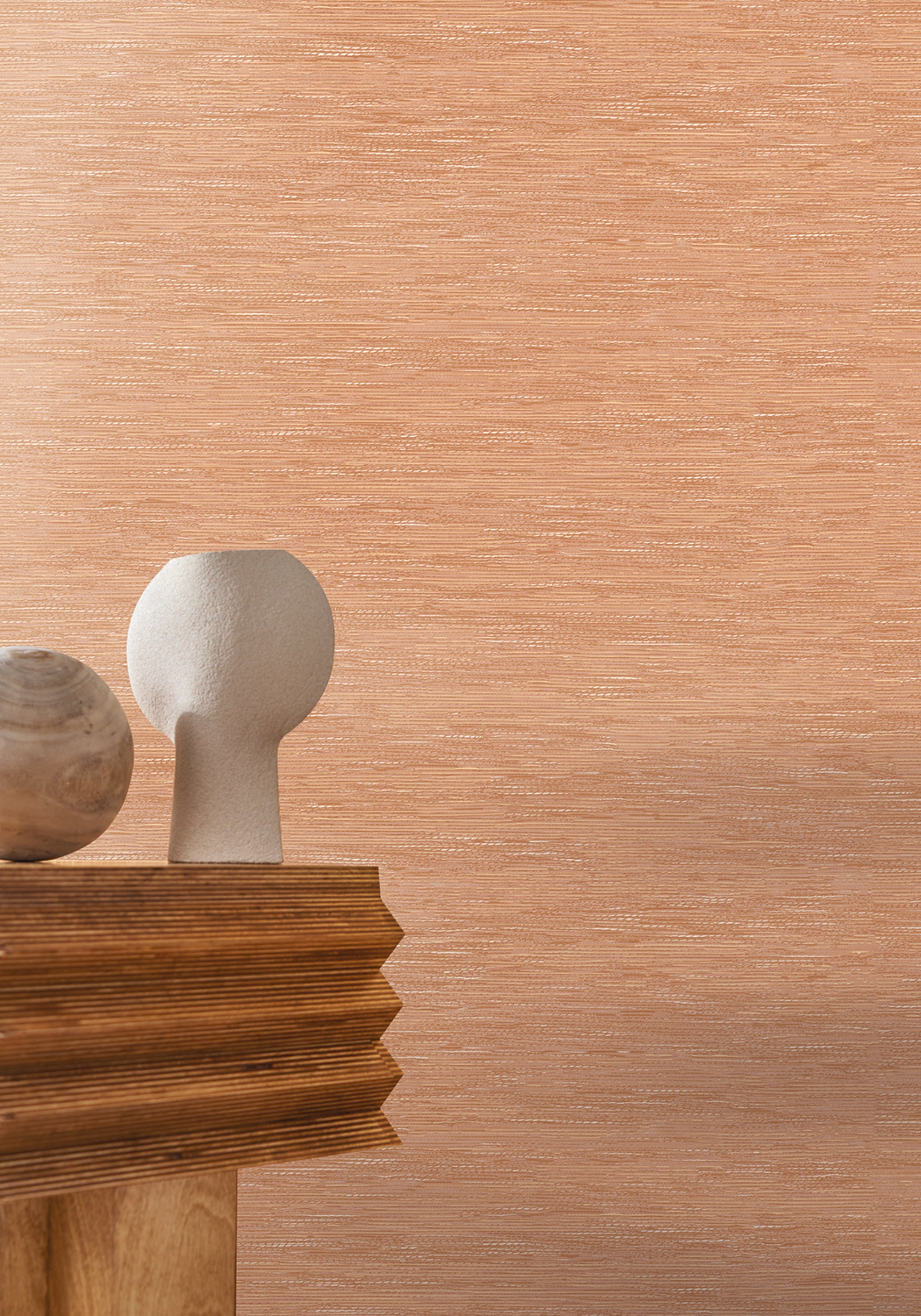 Structural wallpaper imitating jacquard fabric TATAMI - PEARL light beige