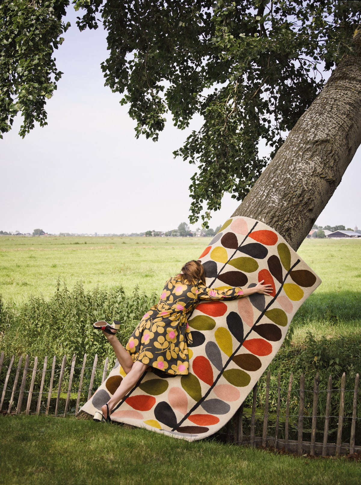 Teppich CLASSIC MULTI STEM farbenfroh