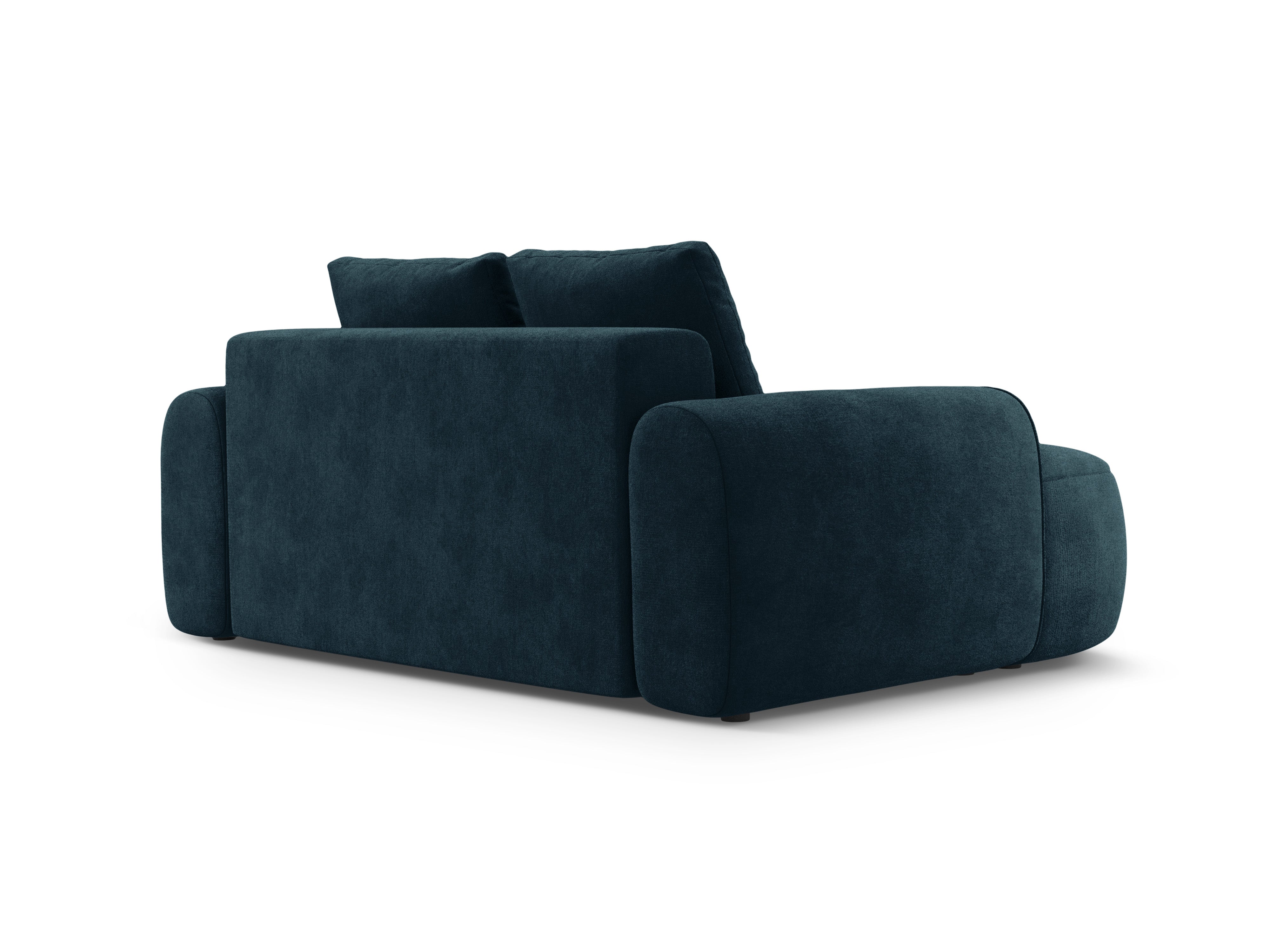 Velvet 2-Seater Sofa LINZ Petrol