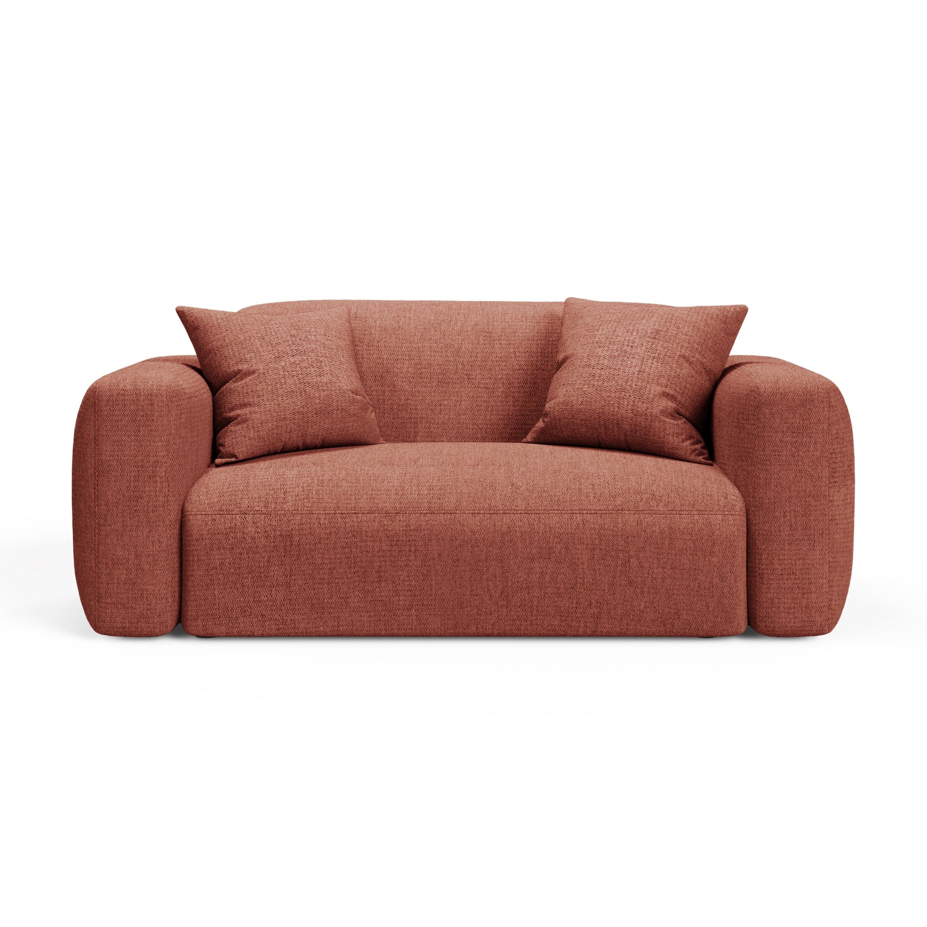 2-seater Sofa STRINO coral chenille