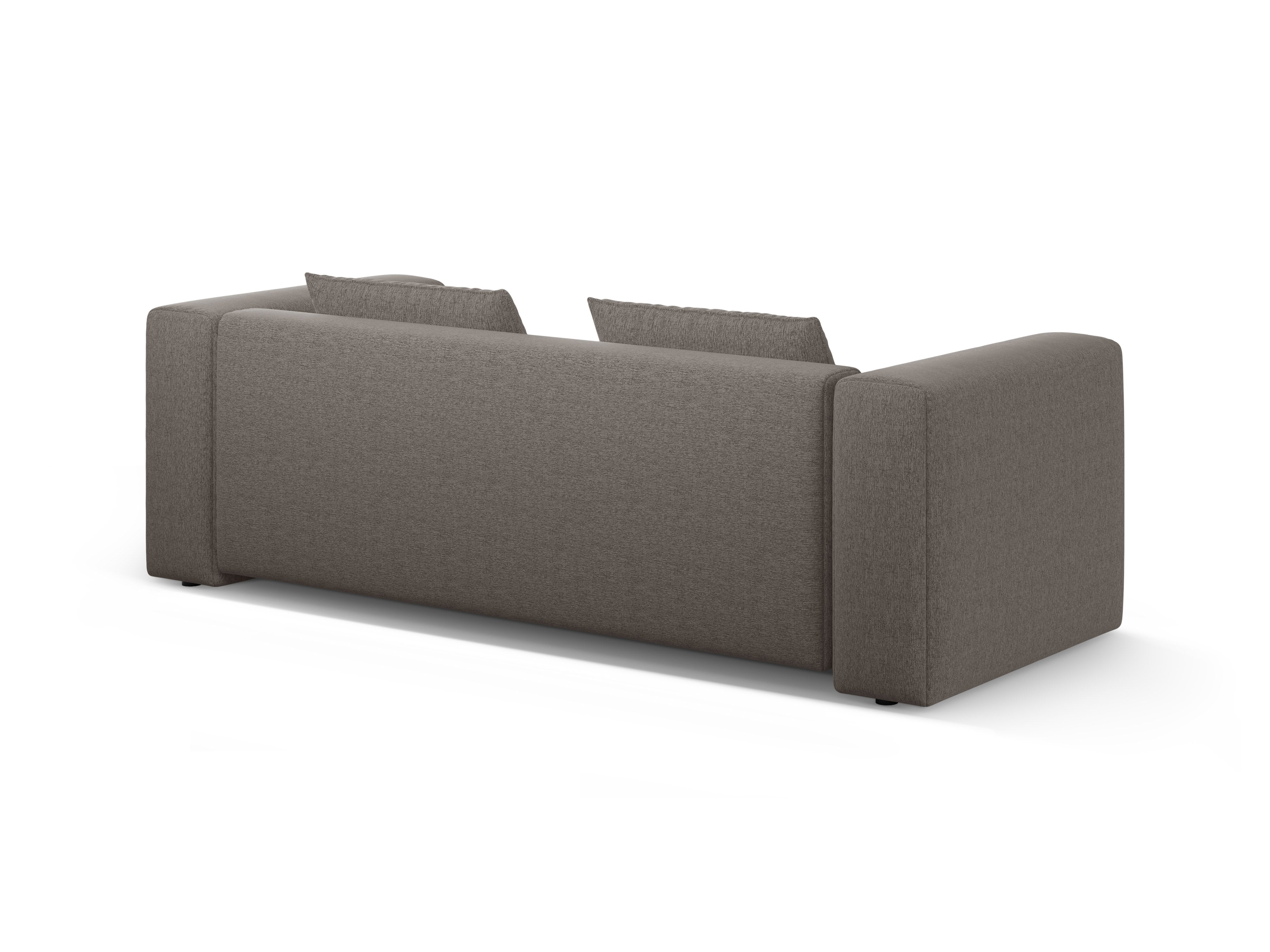 Sofa 3-osobowa z funkcją spania VERONA ciepły szary – Cosmopolitan Design