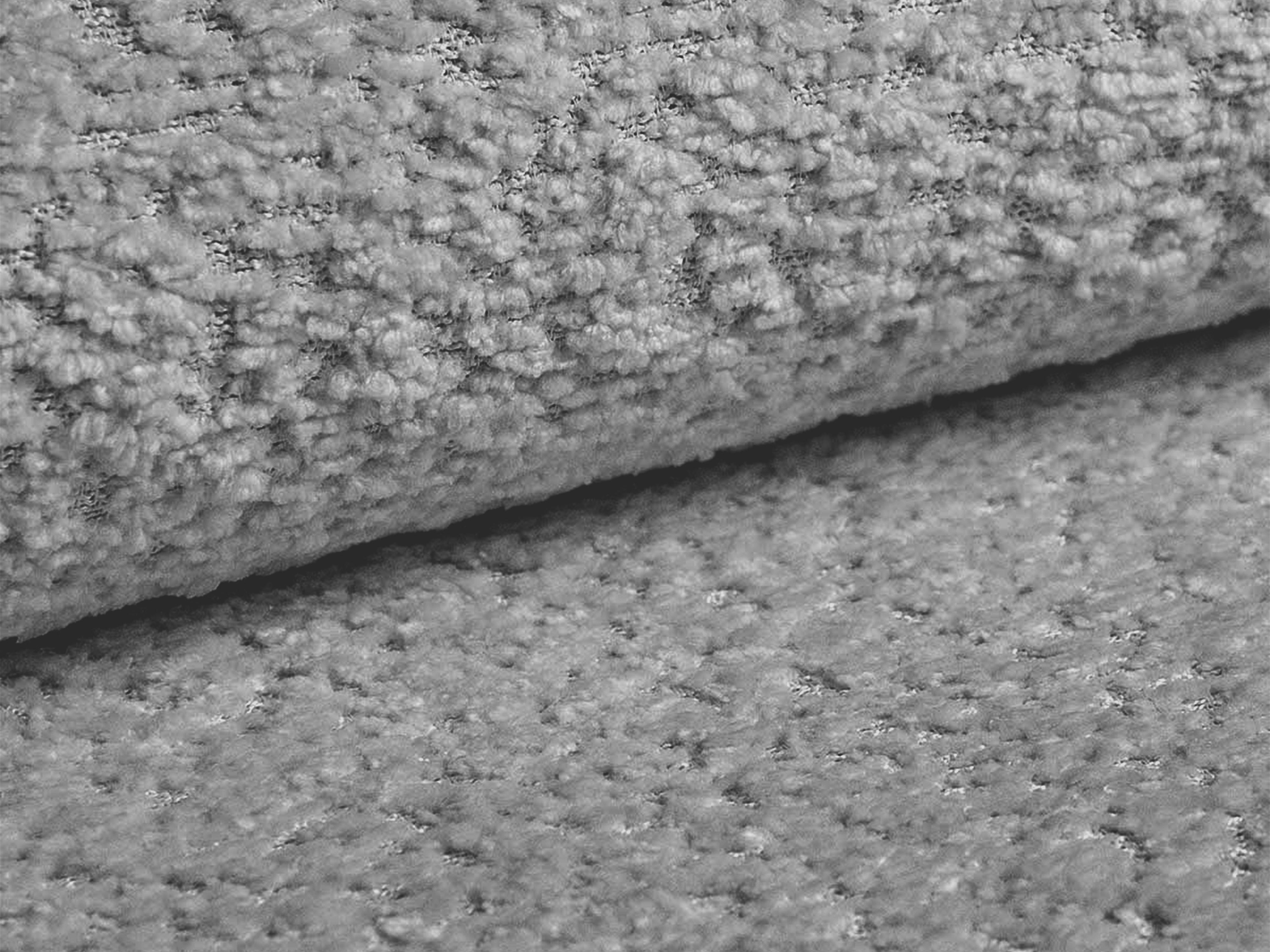 Sofa 3-Sitzer mit Schlaf-Funktion KEMI hellgrau Bouclé