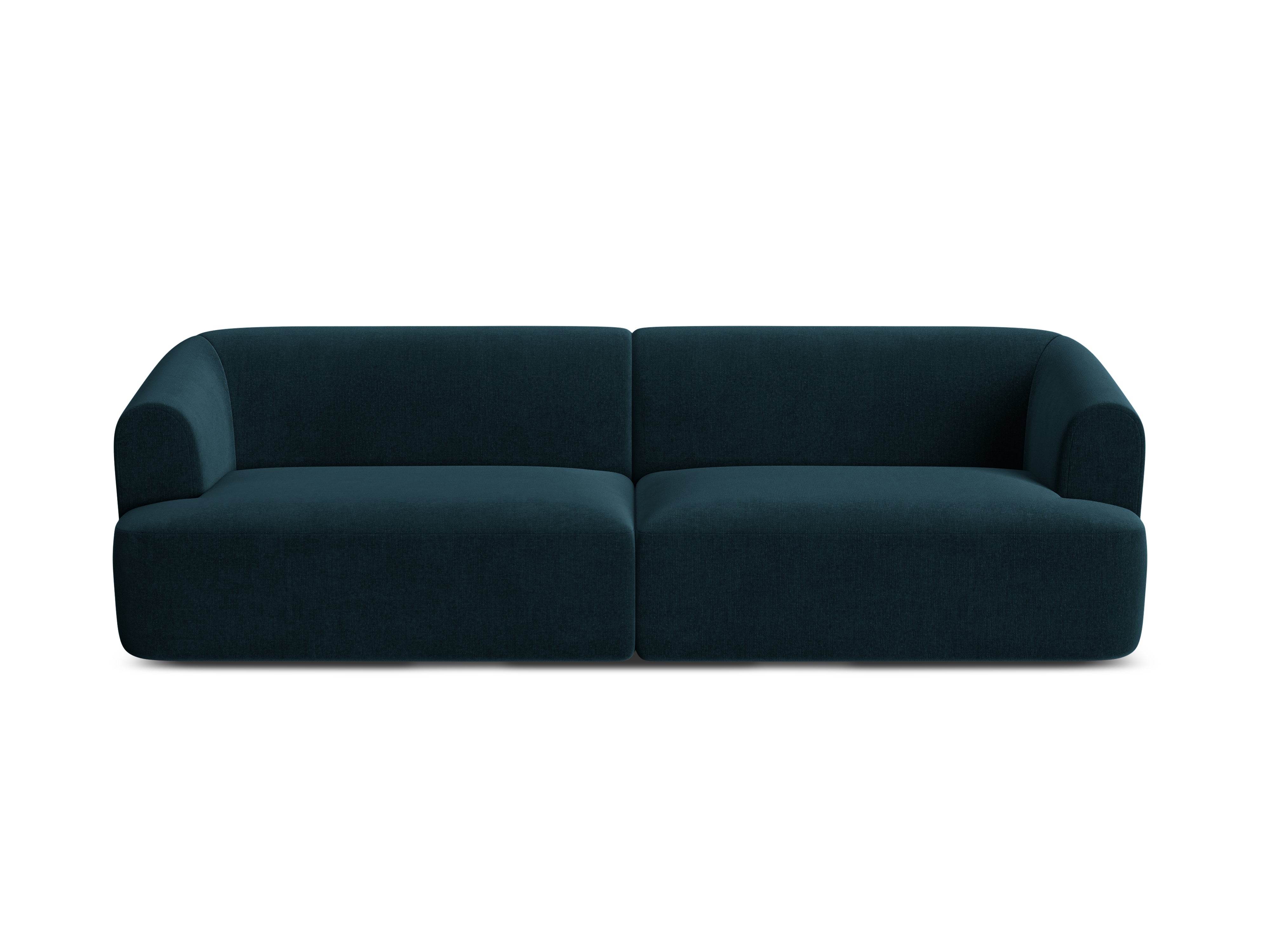 Velvet sofa for 4 people CAMPI petrol