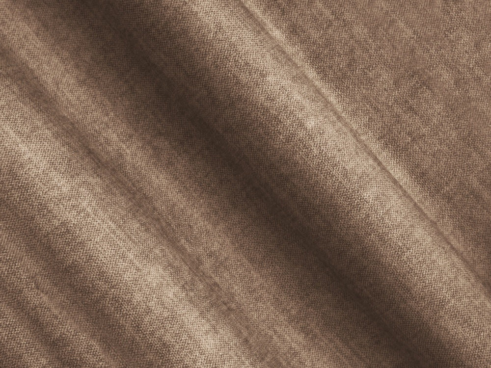 4-seater velvet sofa LORETTO dark beige