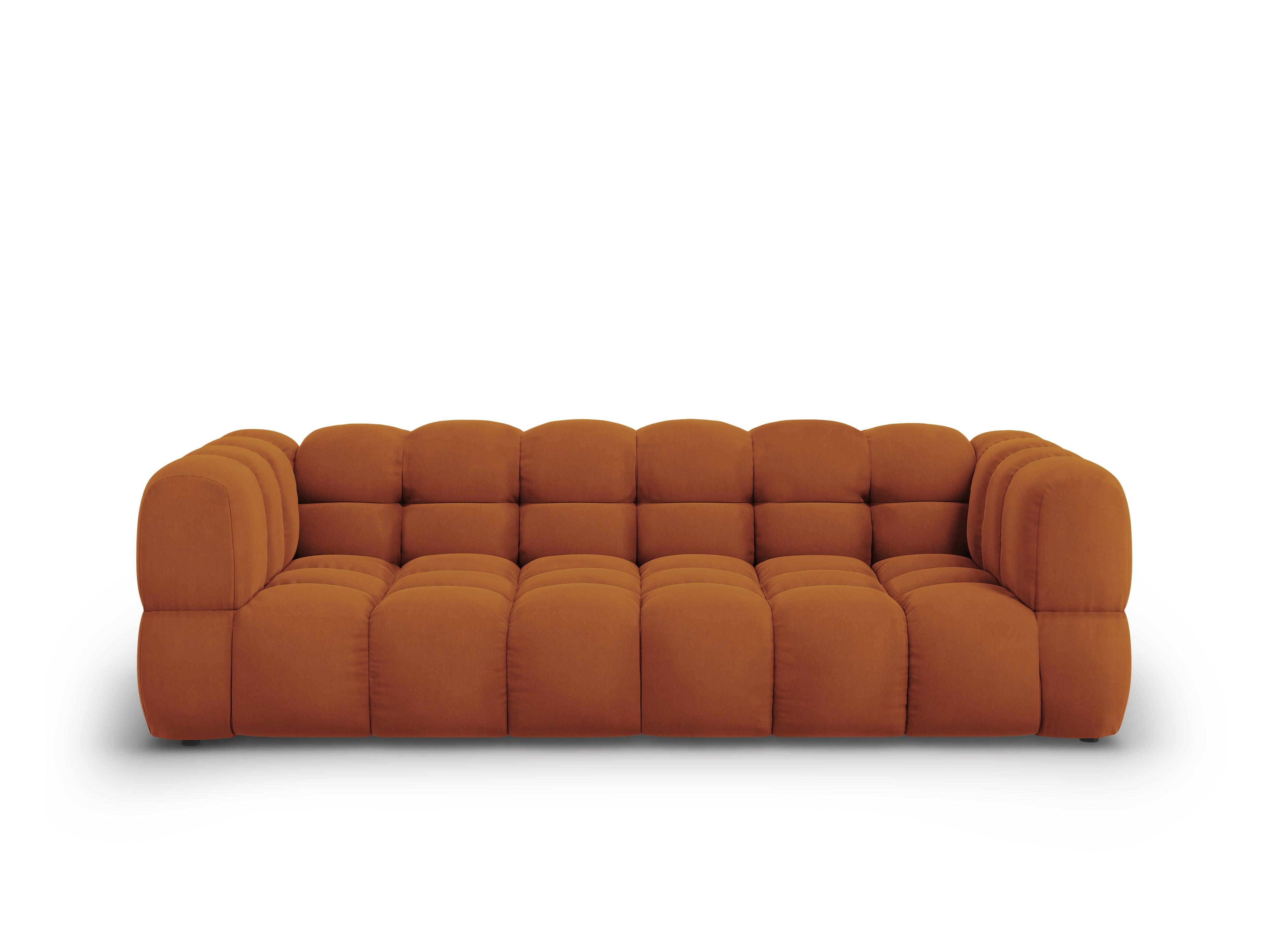 Sofa aksamitna 4-osobowa SKY terracotta Cosmopolitan Design Eye on Design