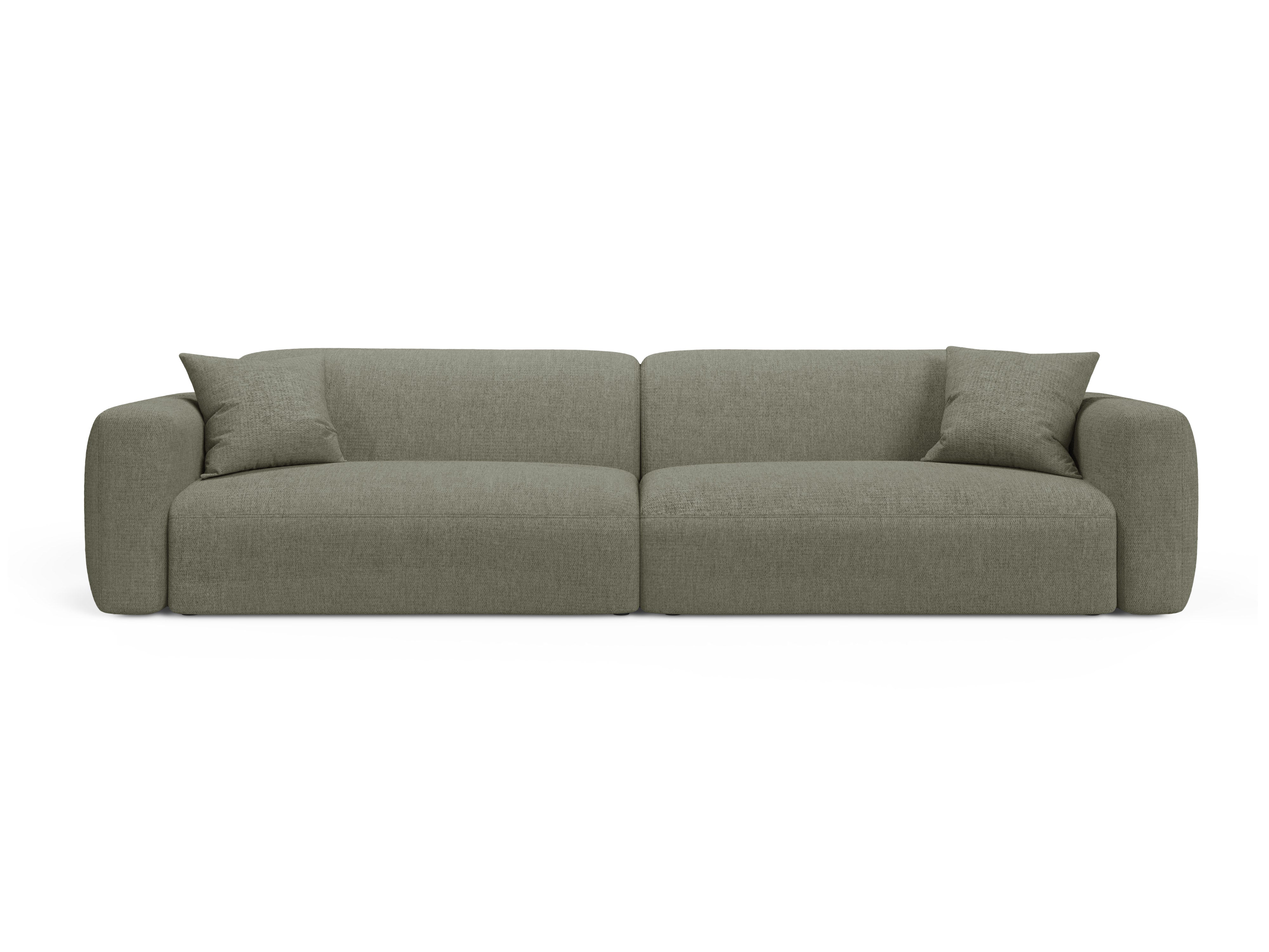 4-seater sofa STRINO olive chenille
