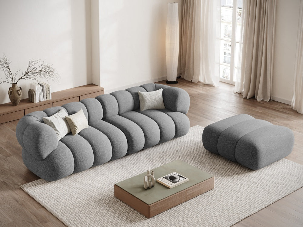 4-seater KOGE sofa light gray