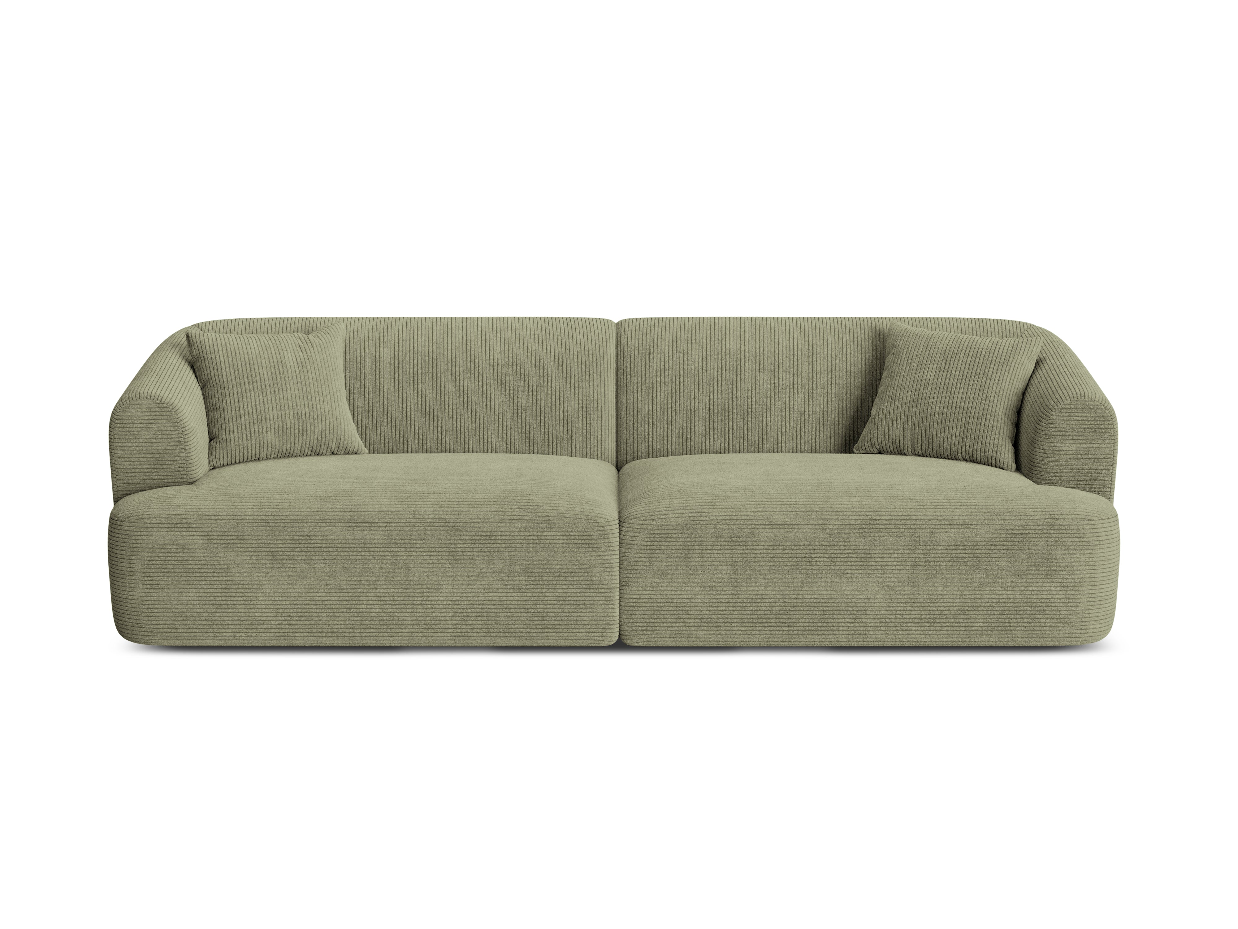 Sofa 4-sitzig CAMPI grün Cord