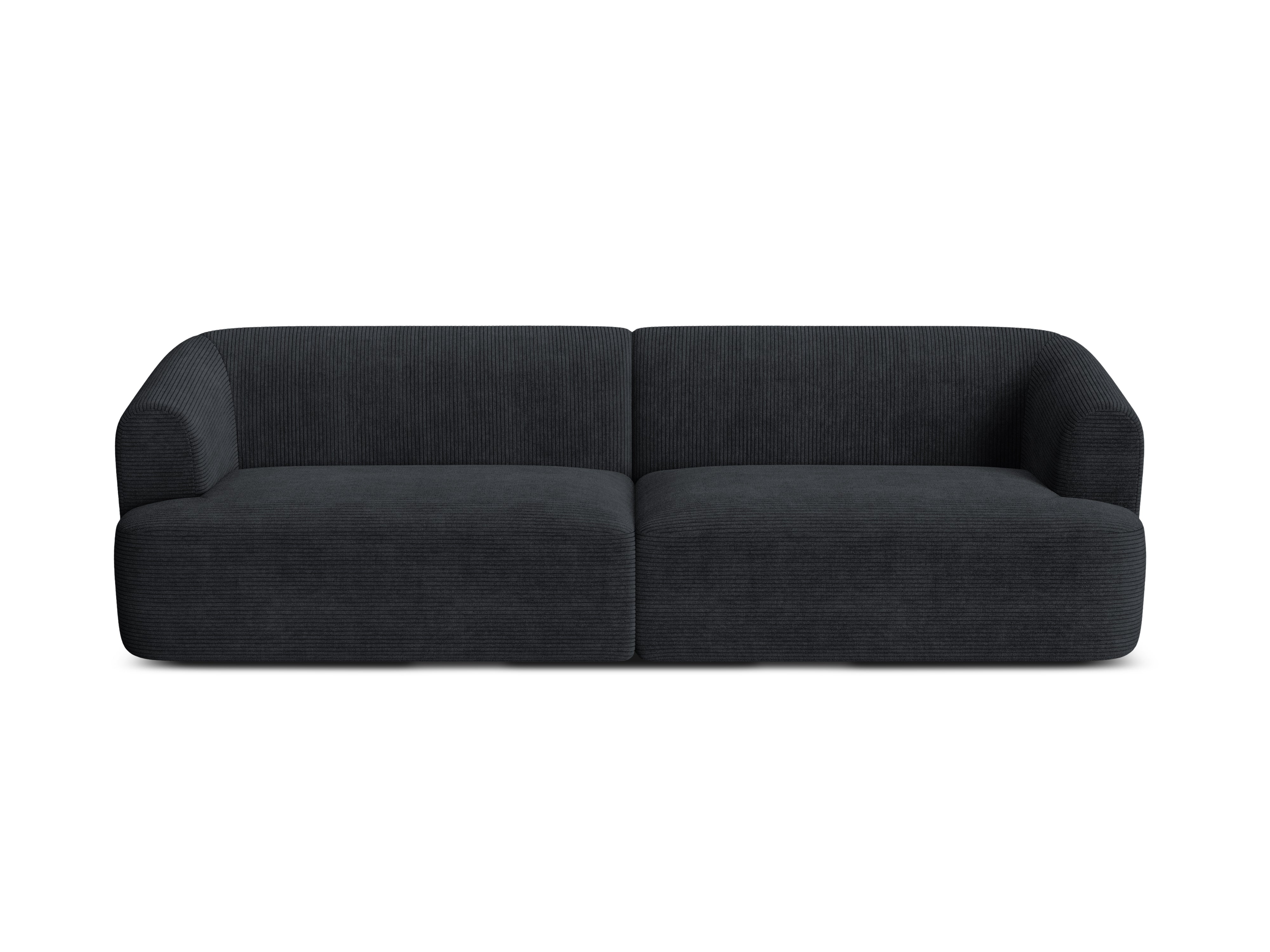 Sofa für 4 Personen CAMPI schwarzes Cord