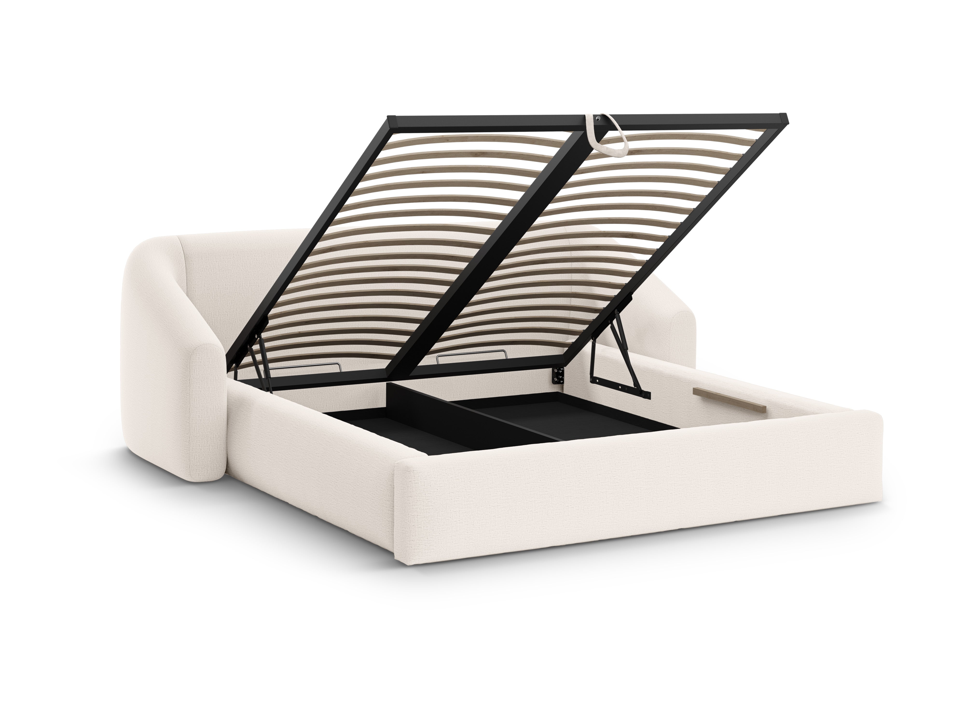 Bett CAMPI creme Chenille