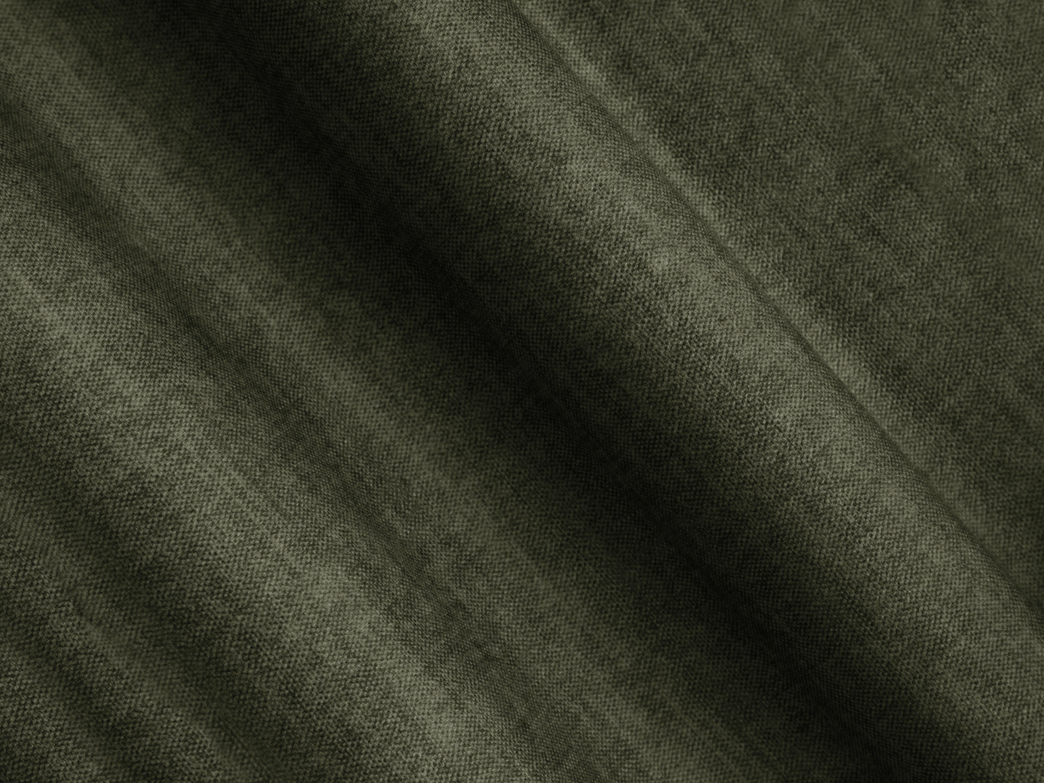 Samt-Ecksofa symmetrisch für 4 Personen CAMPI grün