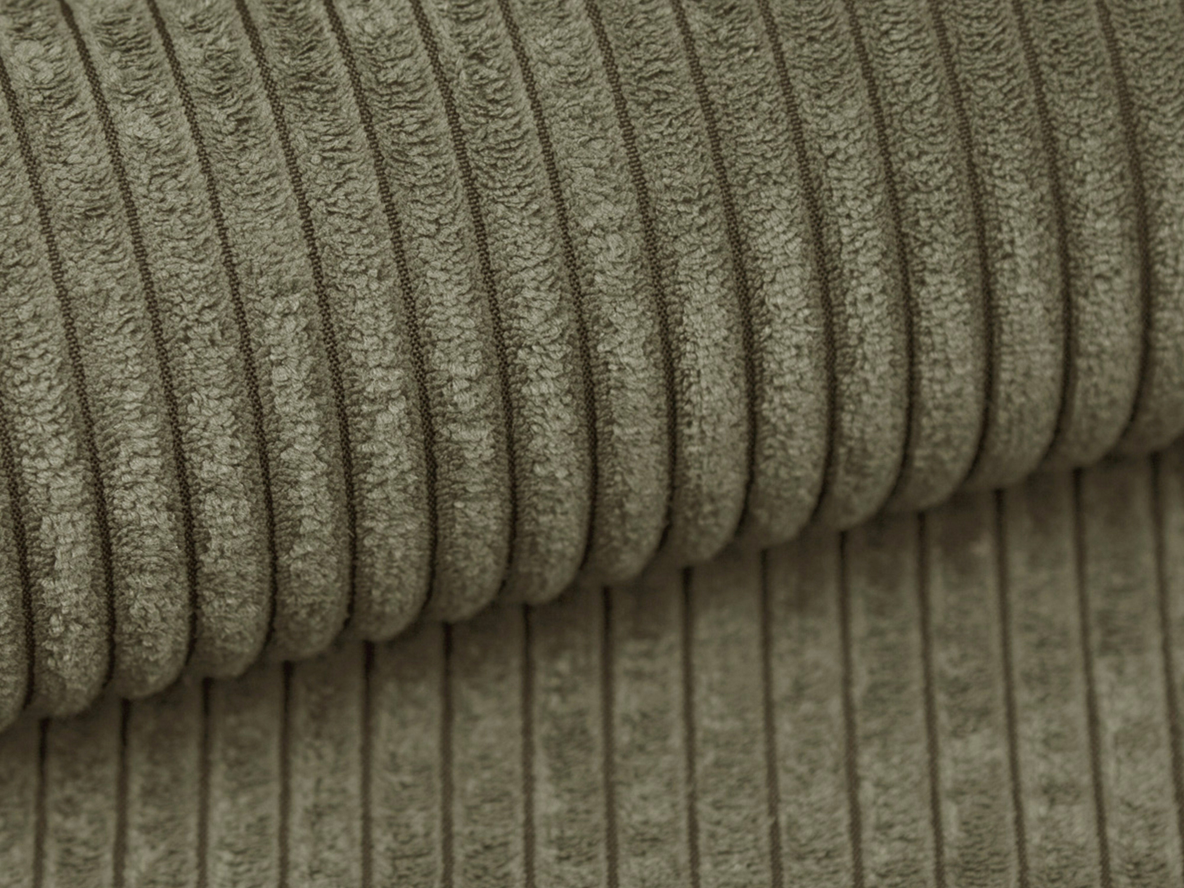 Symmetrical 4-Seater Sofa CAMPI Green Corduroy