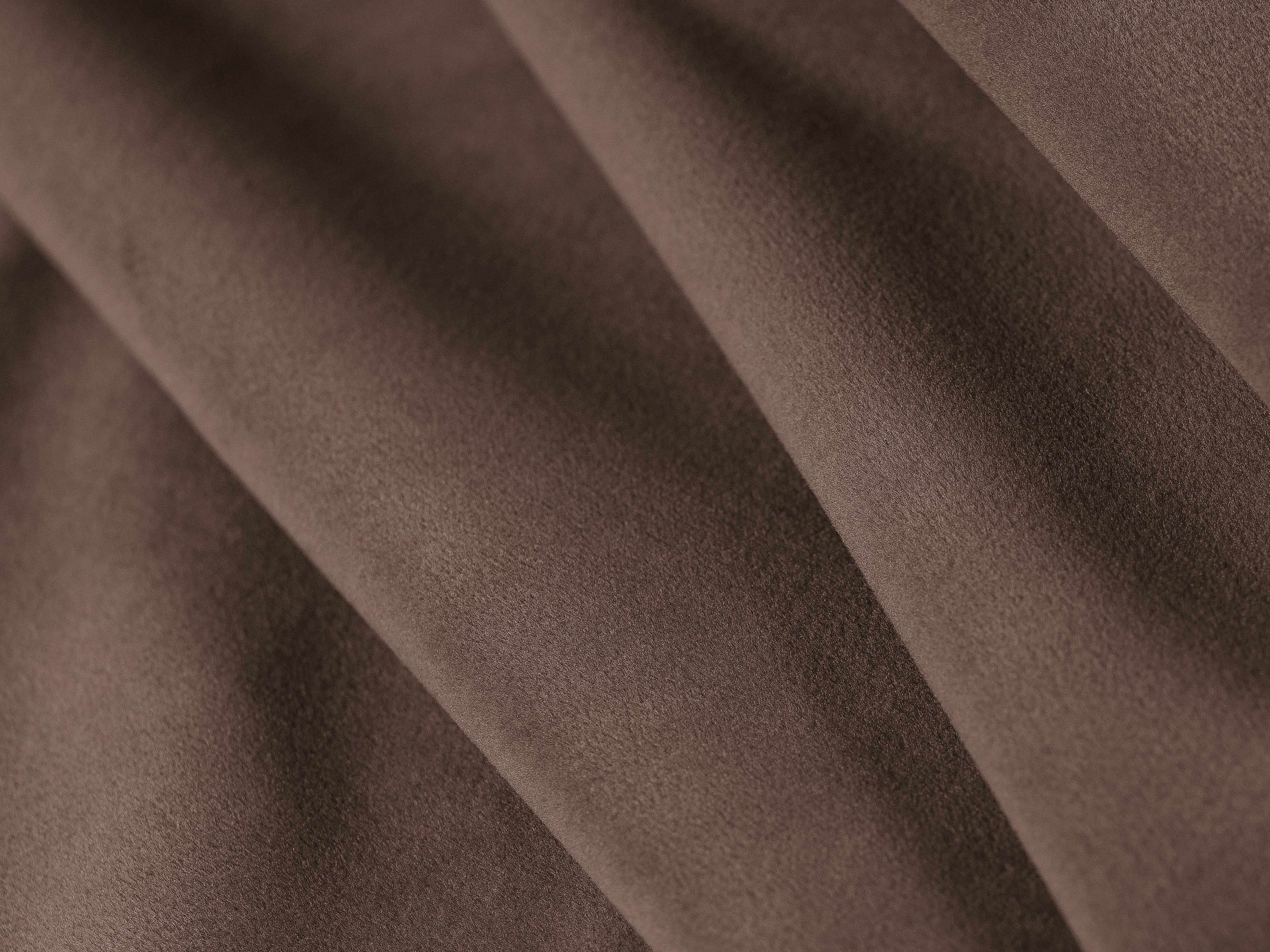 Left-facing velvet corner sofa with sleeping function MATERA chocolate
