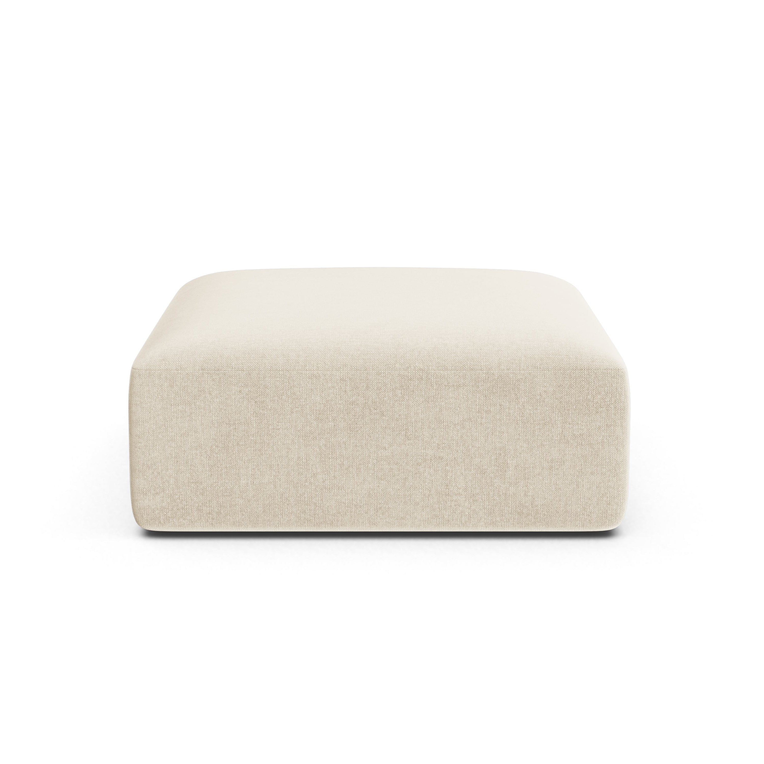 Samt Pouf CAMPI hellbeige