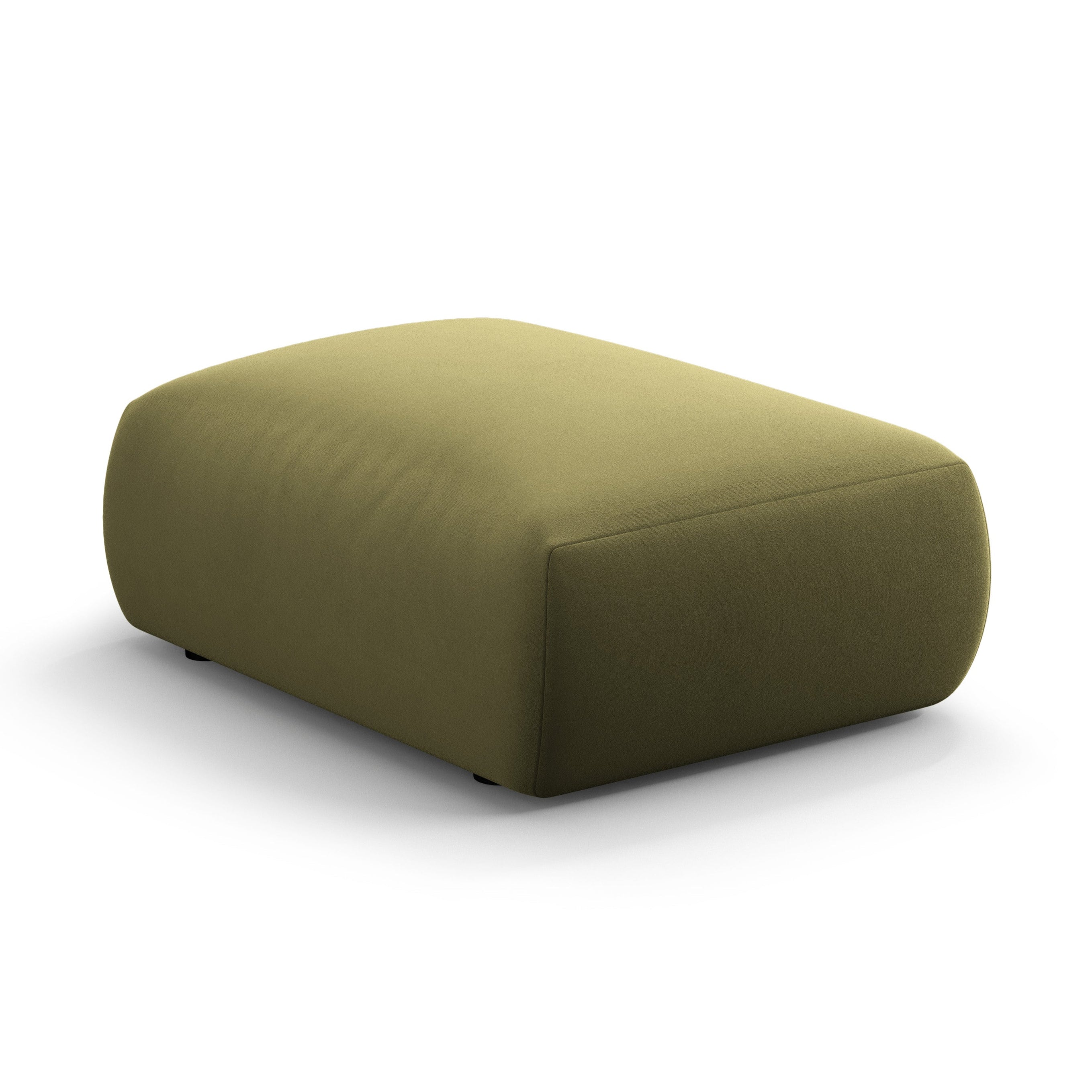 MATERA Samtpouf oliv