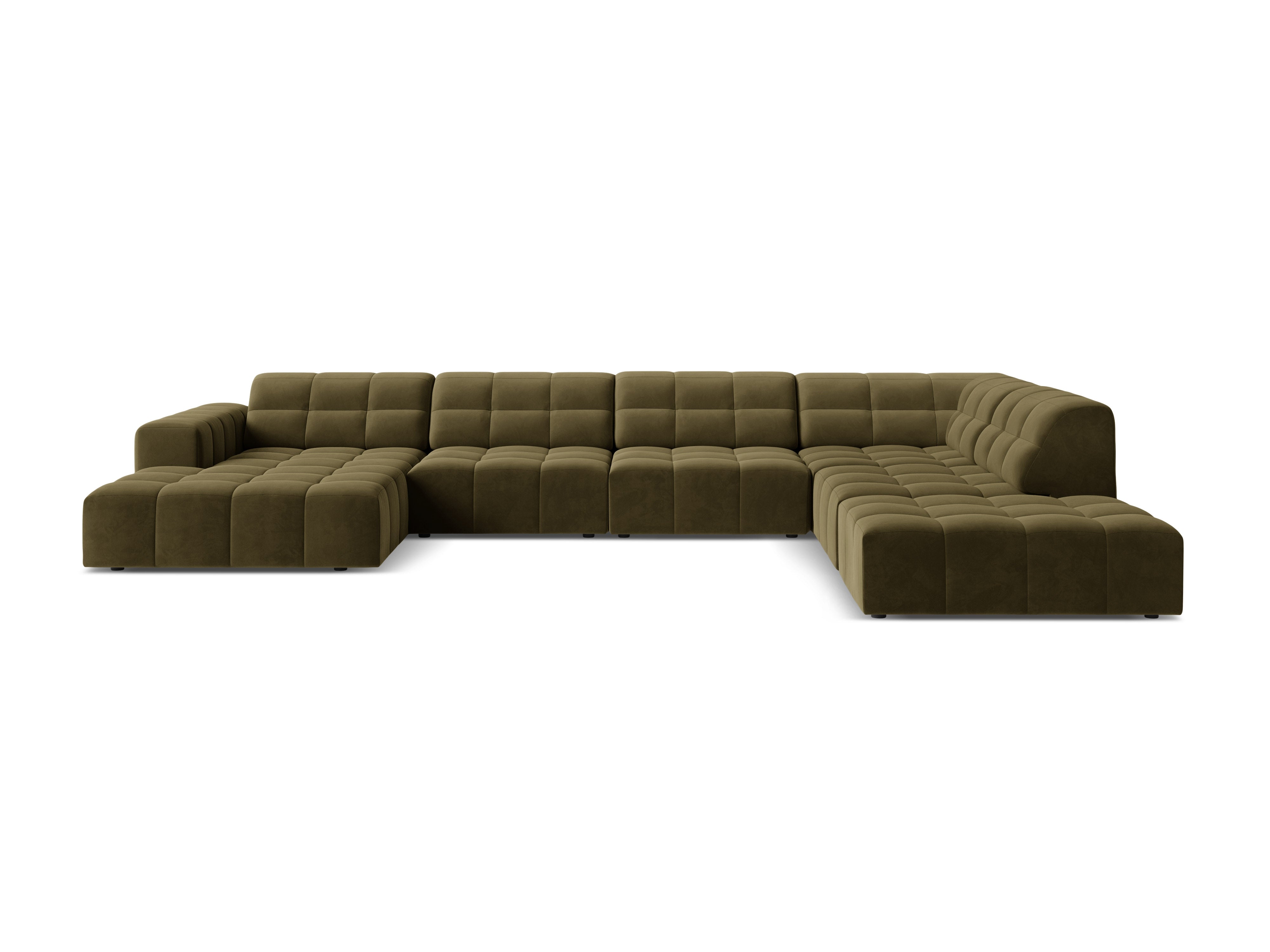 Velvet -Ecke im samtrischen Oliven -Chicago