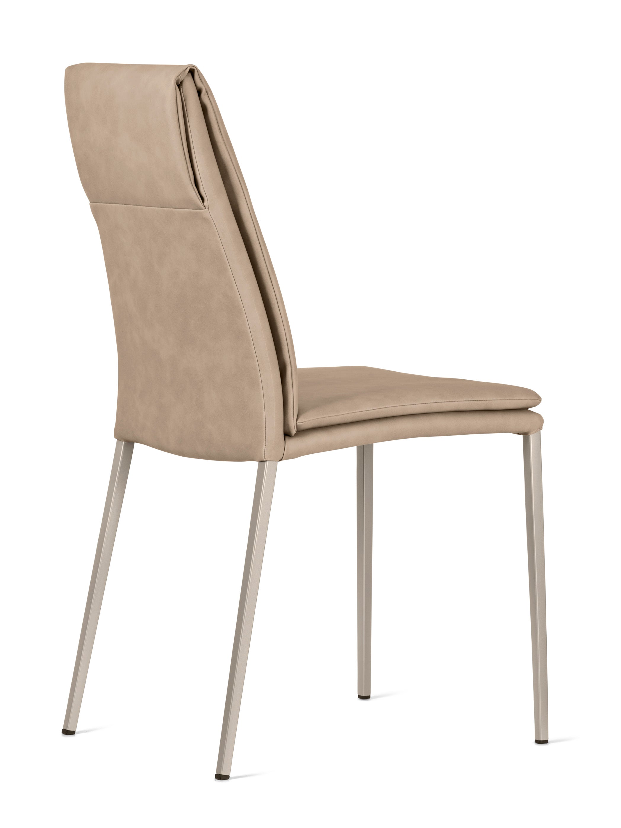 Polsterstuhl CARMEN mit beiger Basis
