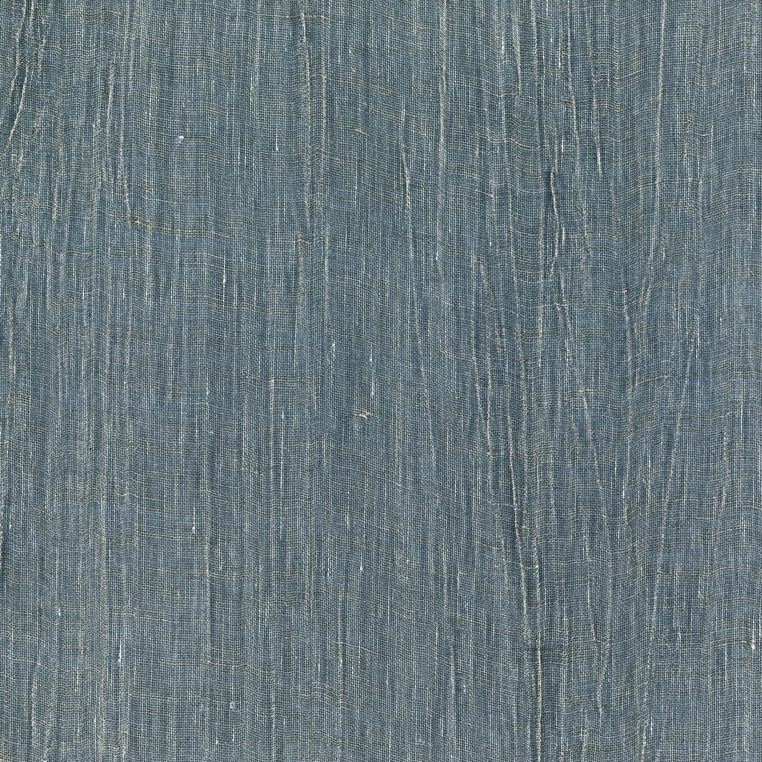 Tapeta tekstylna lniana strukturalna LINON - PIERRE BLEUE niebieski – Casamance