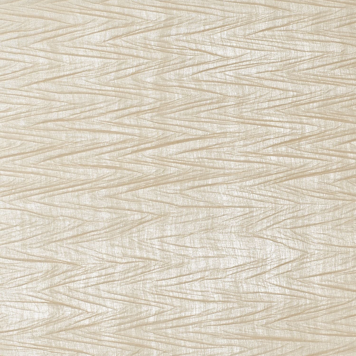 Textile wallpaper with a metallic geometric pattern THÉIA ivory