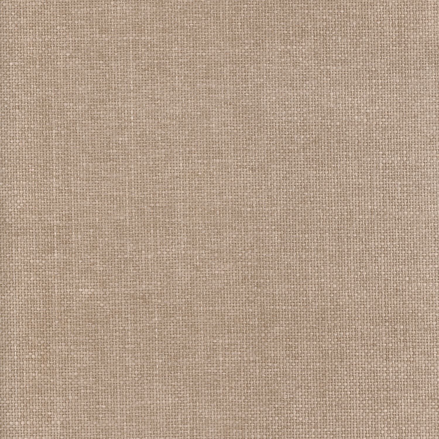 KIRA - MARRON GLACÉ beige structural woven wallpaper resembling raffia