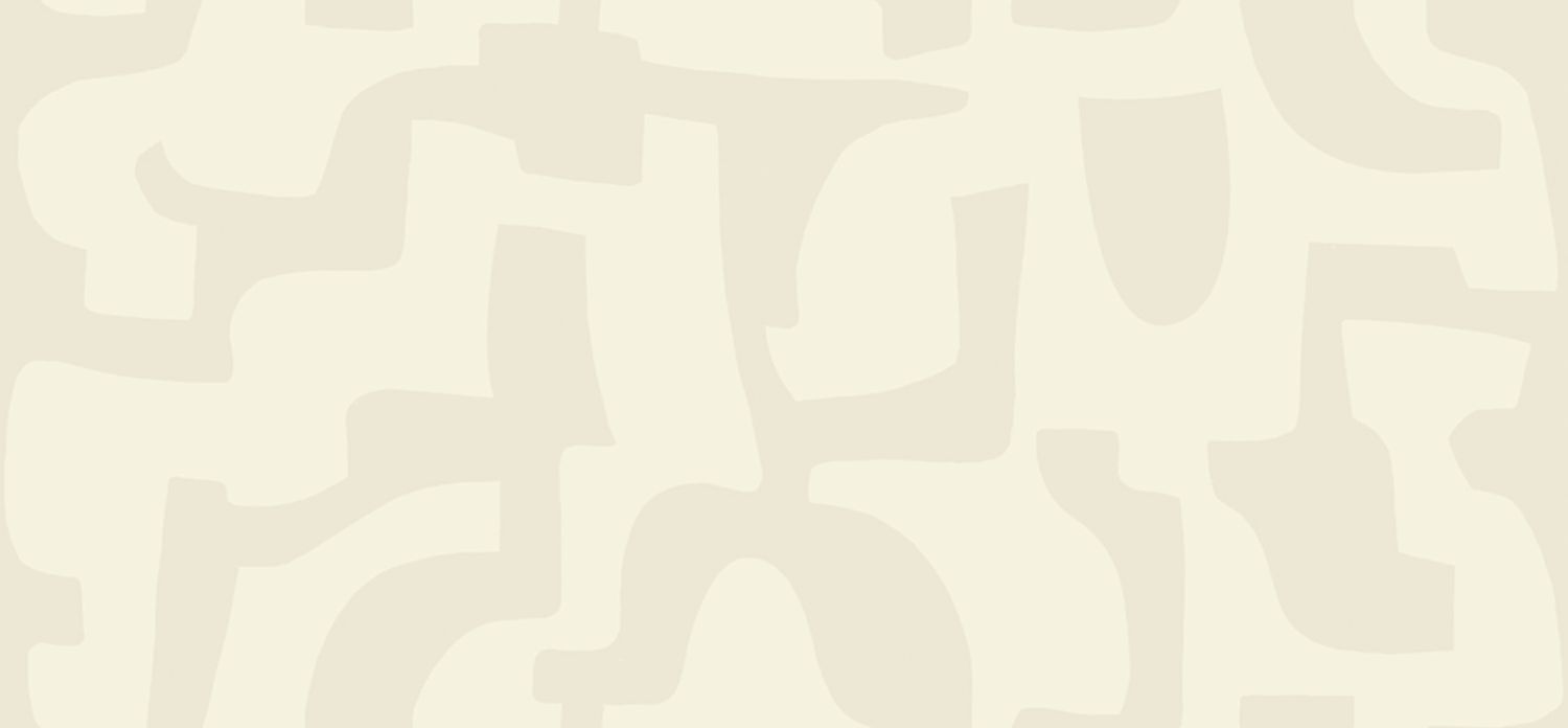 Geometric Pattern Embroidered Wallpaper SONATE - IVORY GREY with Beige