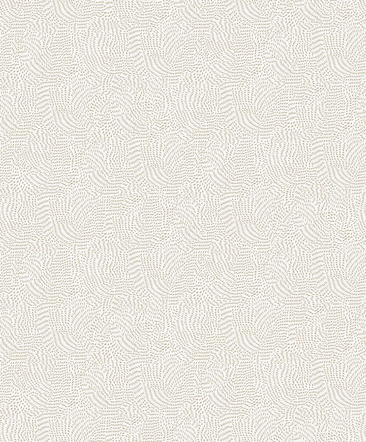 Tapete mit abstraktem Muster PASSY - WEISS/BEIGE weiß mit beige