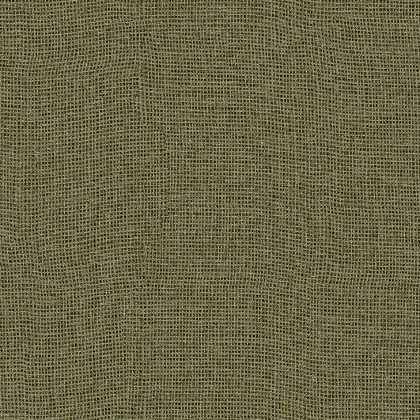 Structural wallpaper imitating canvas LIENZO - KAKI military green