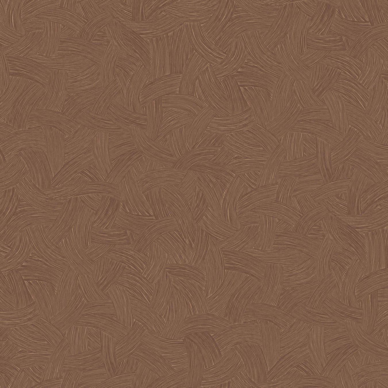 Metallic Structural Wallpaper with Abstract Pattern BERENICE - CUIVRE Copper