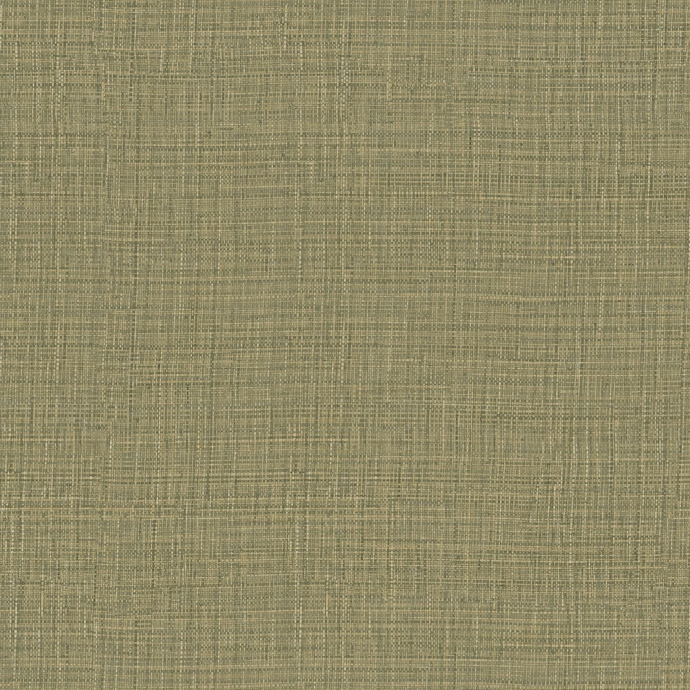 Structural wallpaper imitating canvas SIERRA - KHAKI military green