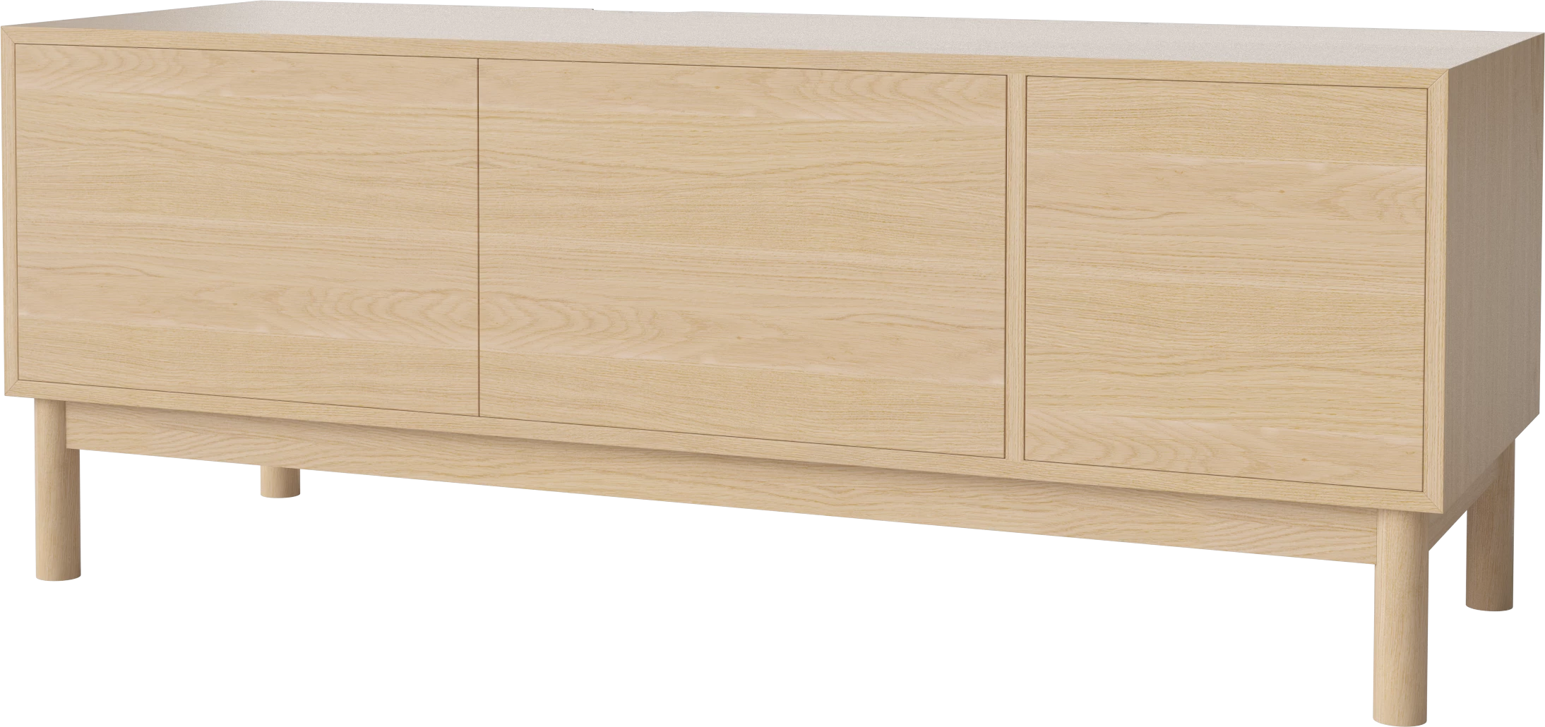 RTV -Kabinettsfall gebleichte Eichenfurnier