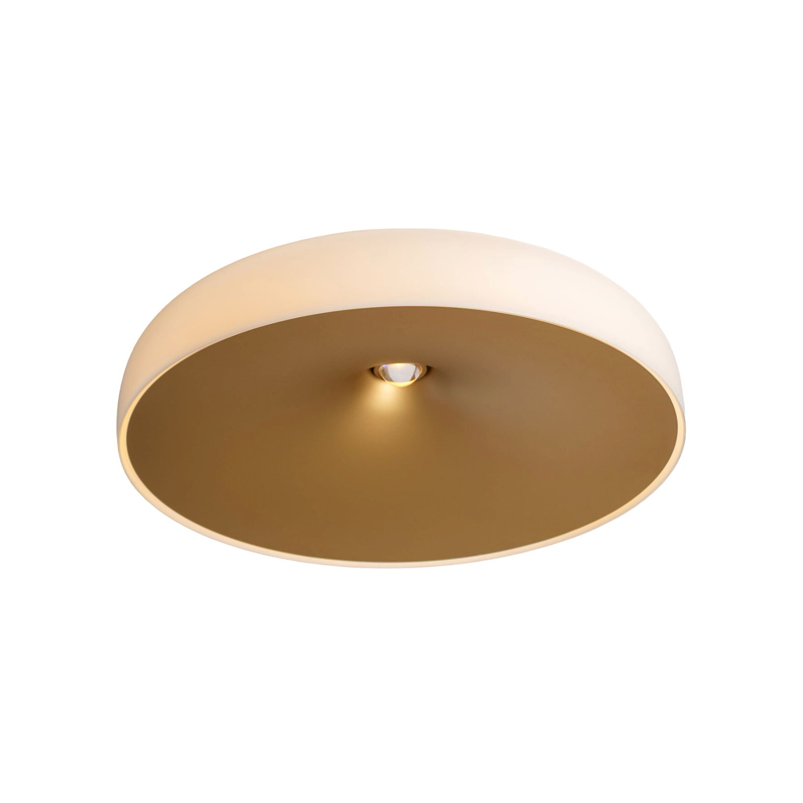 Deckenlampe CHET-B perlgold mit Weiß