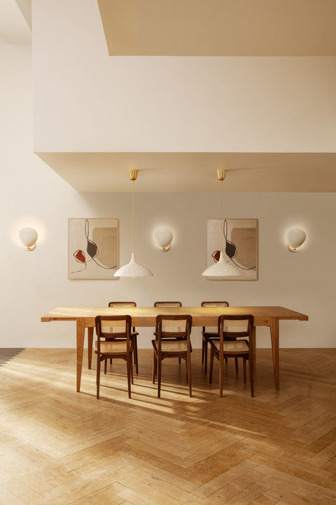 Ausziehbarer Tisch S-TABLE aus Nussbaumholz