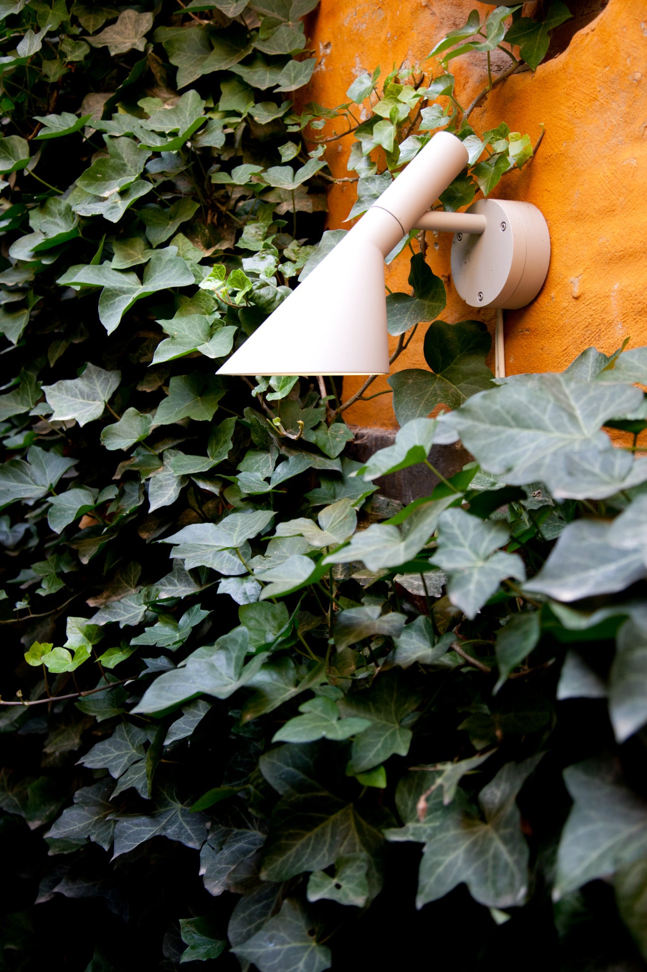 AJ 50 White Outdoor Wall Lamp