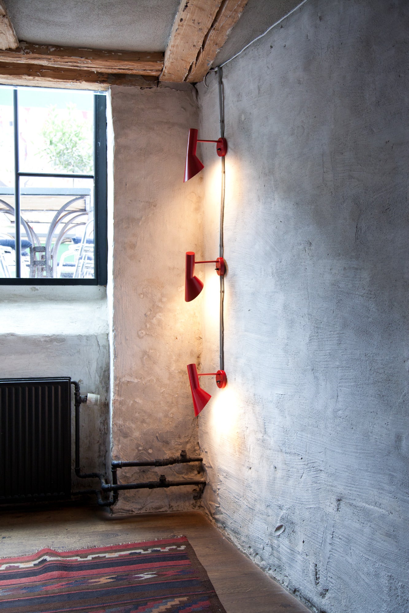 AJ wall lamp orange