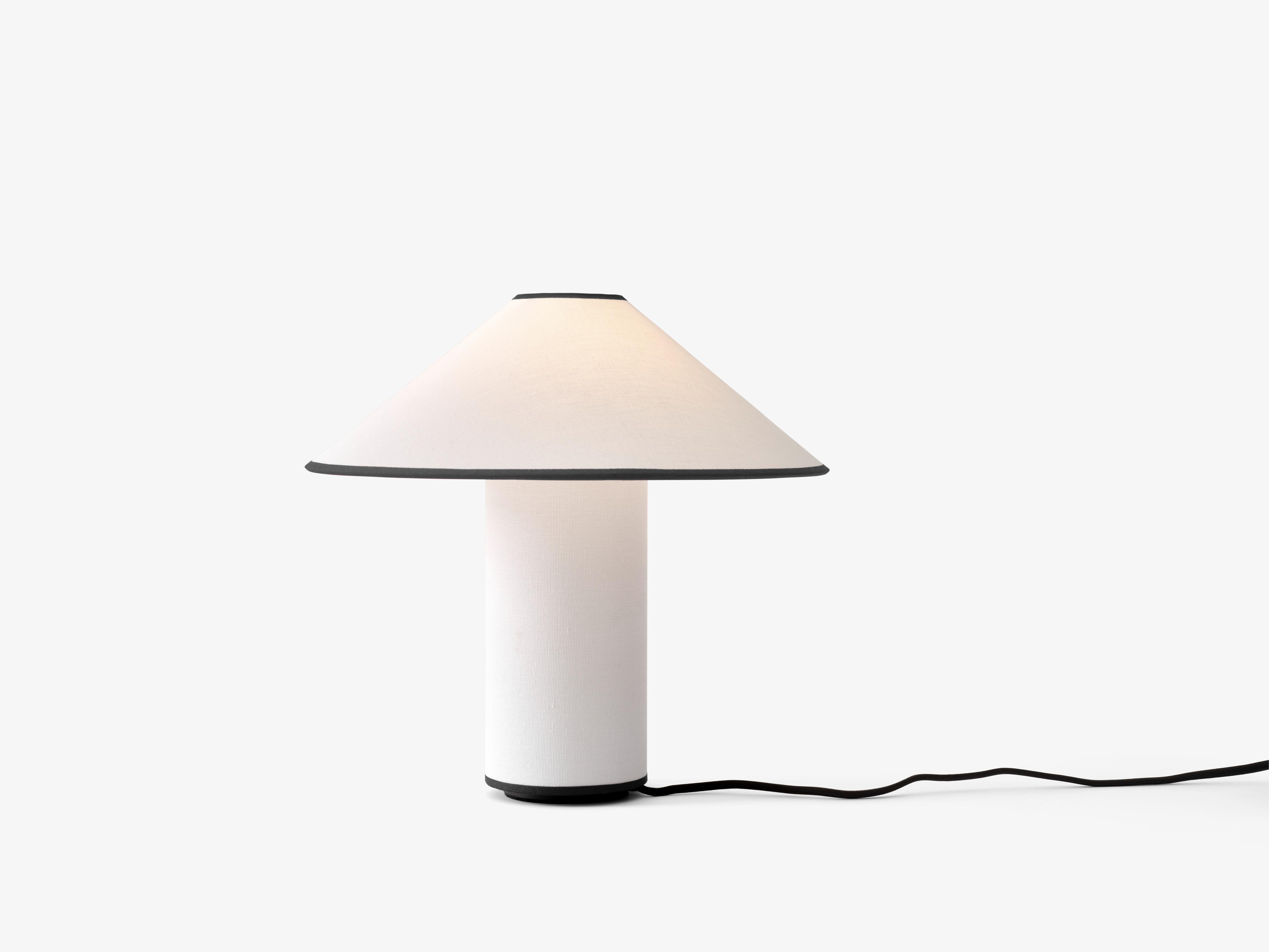 COLETTE ATD6 Table Lamp in White with Black Finish